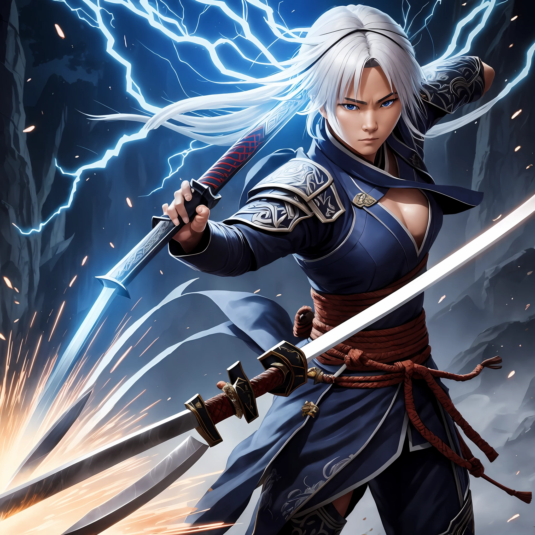 Raiden Shogun masterfully wields two weapons — the long-handled sword and weapon, the sword in the Blade of the Unthinkable, and the long-handled weapon, the Long Scythe, when the player pits her against her in the Thunder of Judgment and in the Hundred. Eyes of a Thousand Hands. She shares this trait with many other prominent Inazuma people. --auto