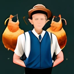 (Suspenders:1.2),(basketball ball:1.3),(middle score:1.2),(chicken:1.2)