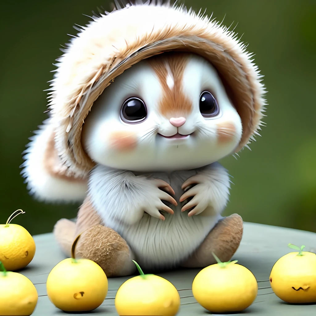 : 3。chipmunk、Real kei、hairy、Animals in clothes、lemons、dark circles、teak、cherry、food、fruit、full body Esbian、Hats、non-human、acorn、chestnut、nutty