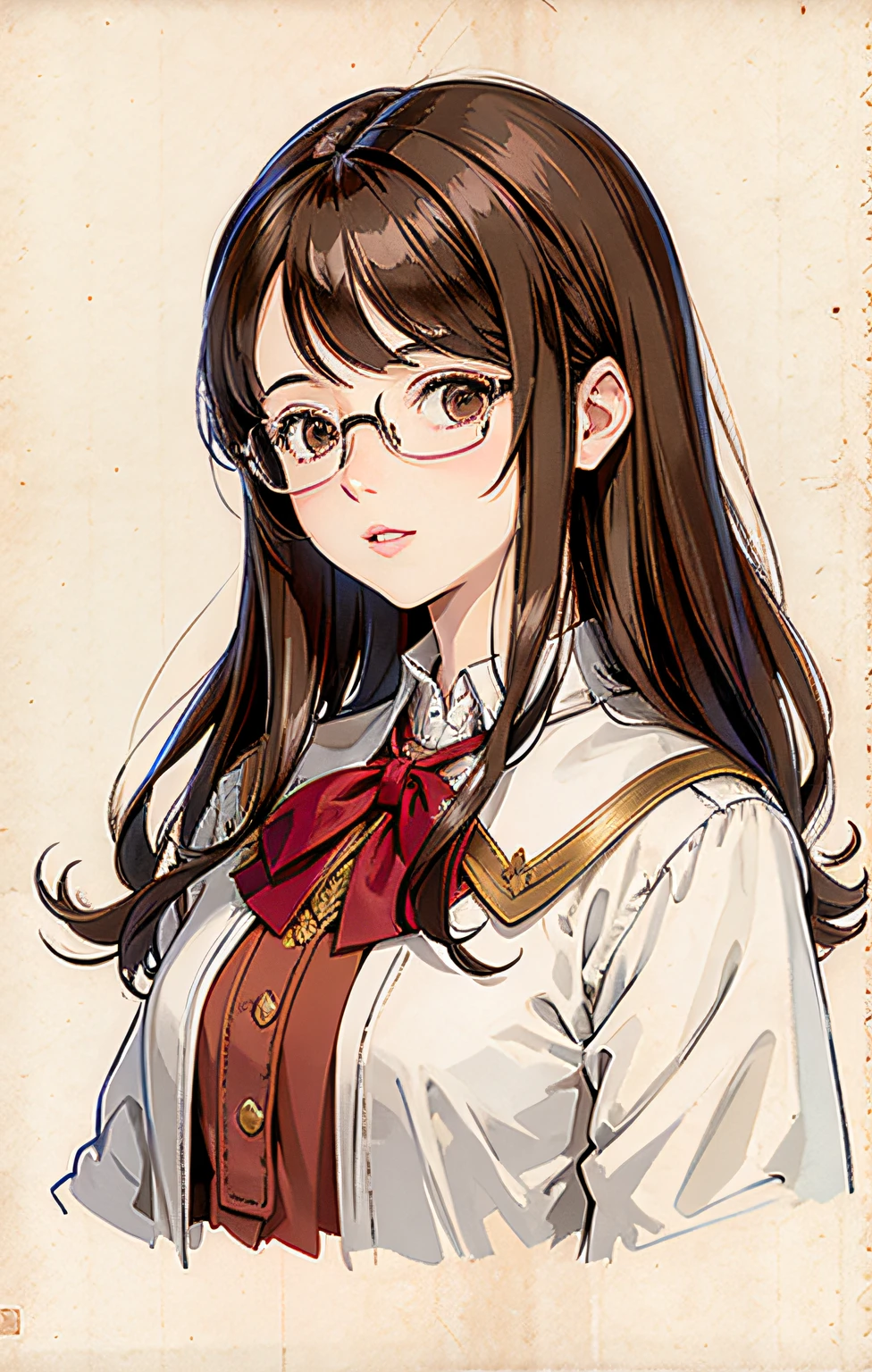 high qulity,tmasterpiece,white skinned,Brown hair,Impeccable,shift dresses,sockes,schools,nerds,Unilateral glasses,full bodyesbian