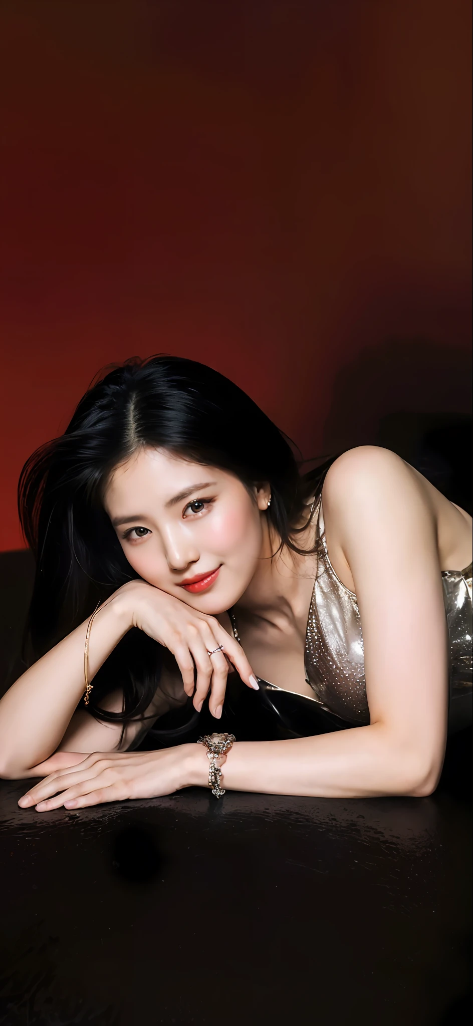 ( (8K:1.27), Best quality at best, tmasterpiece, 超高分辨率:1.2) ,photore,Beautiful Chinese woman ,(big breasts beautiful:1.1) (sci-fi warrior woman:1.1), Space warriors, (Leather clothes:1.21),wedding gown, Greg Rukowski and Alphonse Mucha designed intricate elegance、fanciful、the detail、geomerty、Gradient lighting,ssmile,Fine jewelry,