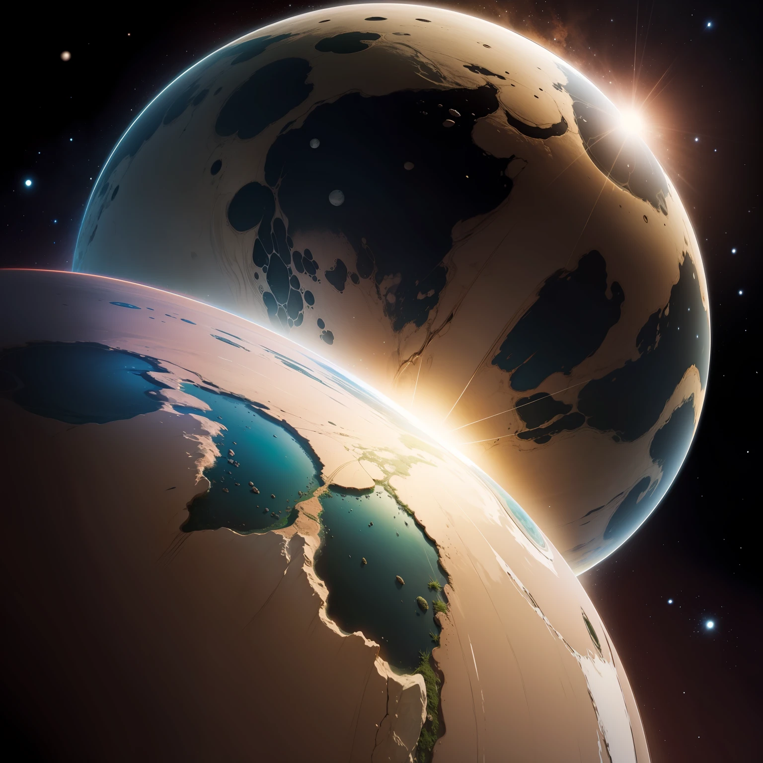 Exoplanetas parecidos com a Terra.