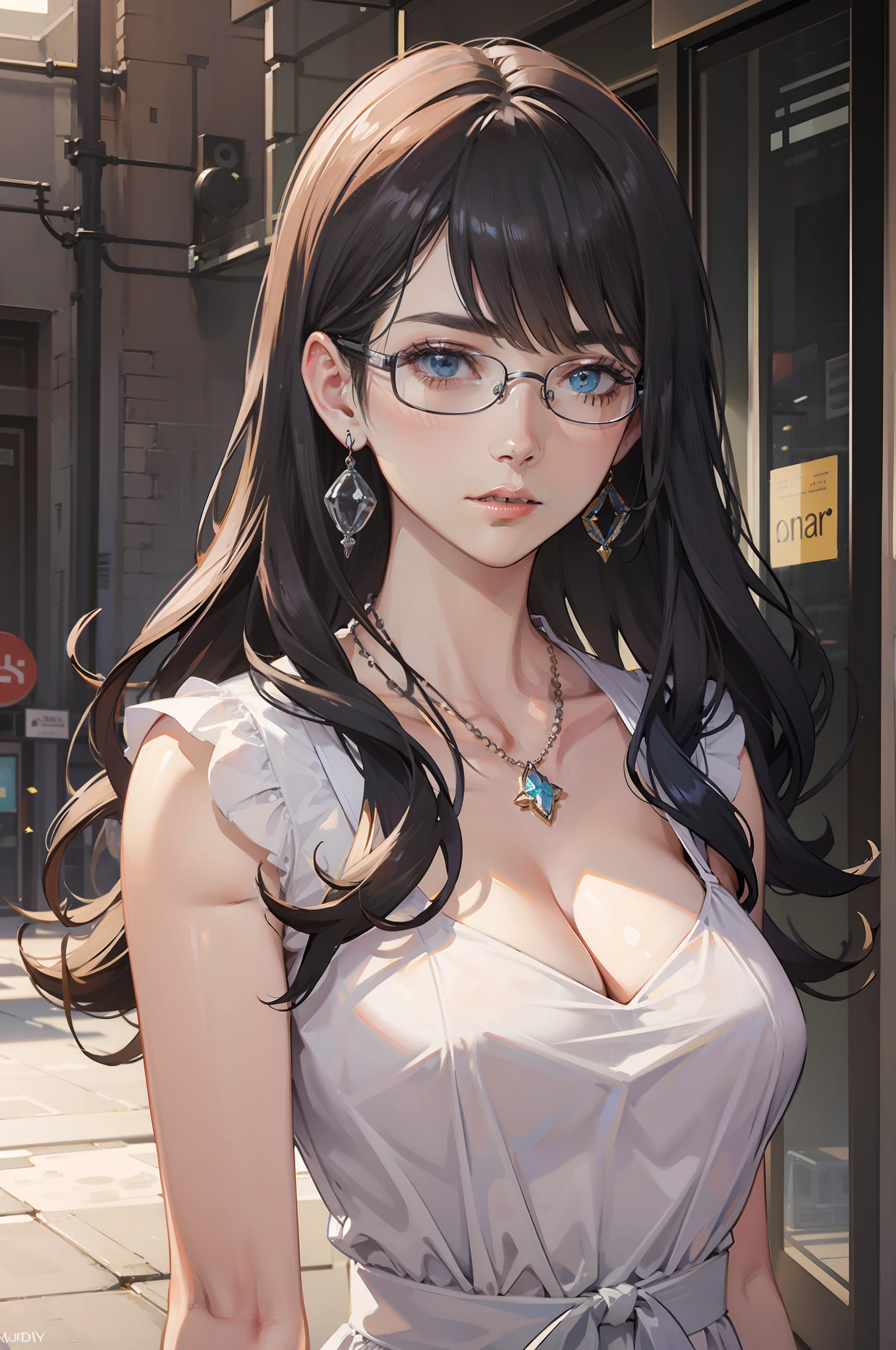 Blue glasses