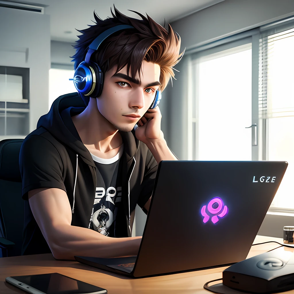 A 20-year-old ager playing League of Legends