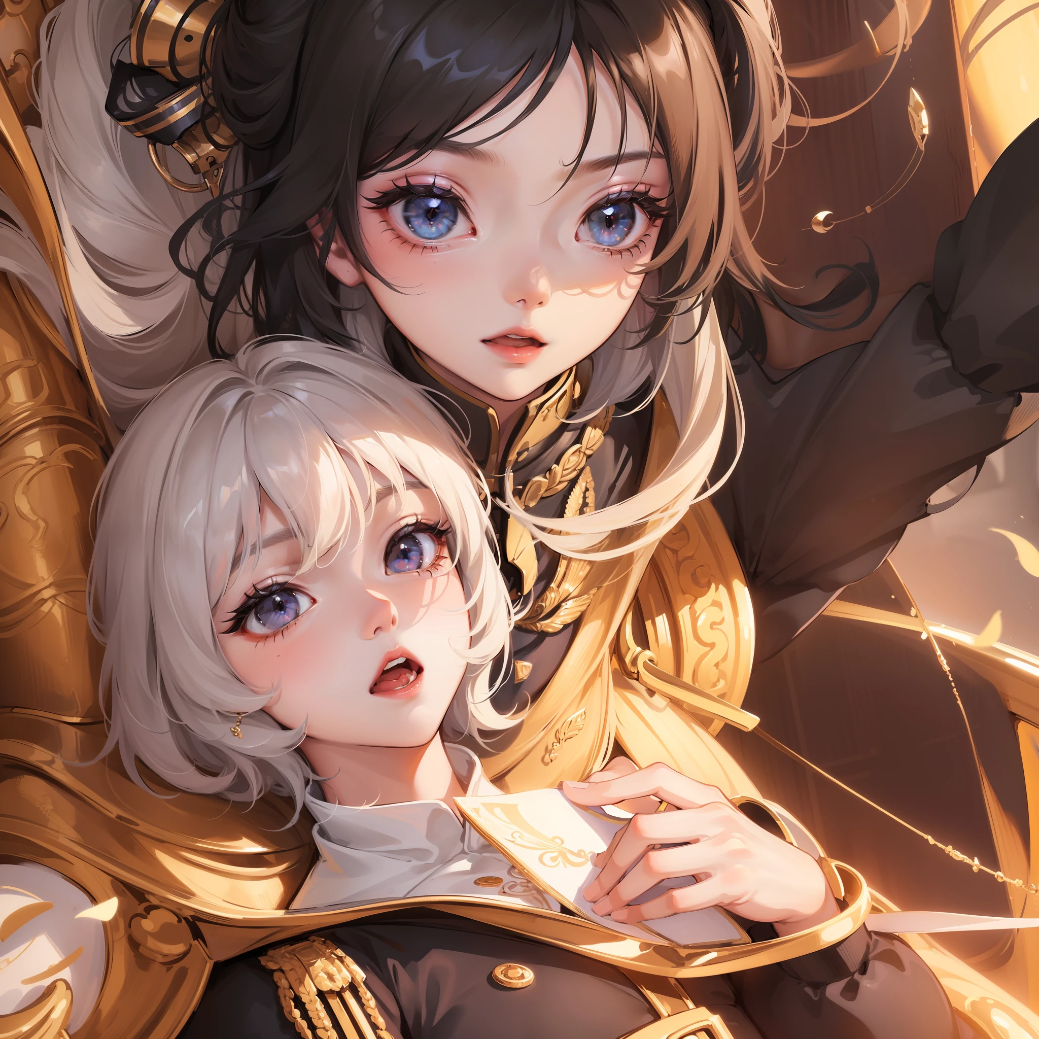 ulzzang-6500-v1.1, (Raw foto:1.2), (Photorealsitic:1.4), a beautiful detailed girl, extremely detailed eye and face, beatiful detailed eyes, Ridiculous, unbelievable Ridiculous,, ultra-detailliert, hight resolution, ighly detailed, top-quality, masterpiece, ((Black-haired girl in military uniform、cool expression)), illustratio, ighly detailed, CG, unification, 8k wallpaper, astonishing, finely detail, masterpiece, top-quality, extremely detailed CG unified 8k wallpaper, face lights, Cinematographic lighting, girl、((dynamicposes)))、(camel's toe)、(half)、(panthyhose)、