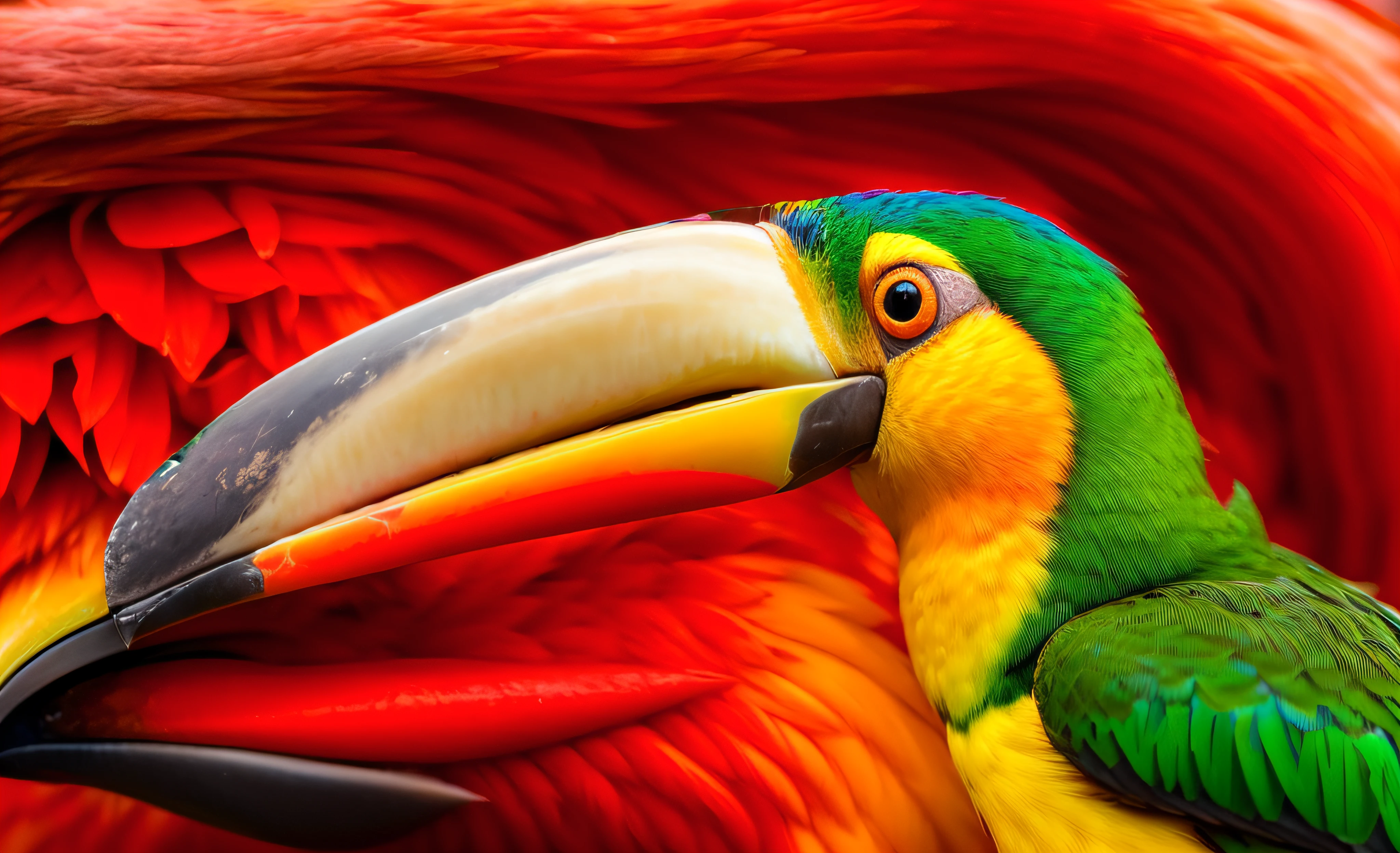substitua por outro bico, tome como exemplo um tucano real, No aberration