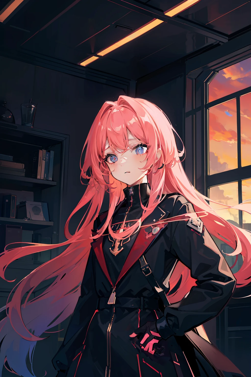 (nvinkpunk: 1.2) (snthwve style: 0.8) Corvette, light wave, sunset, complex and elaborate design