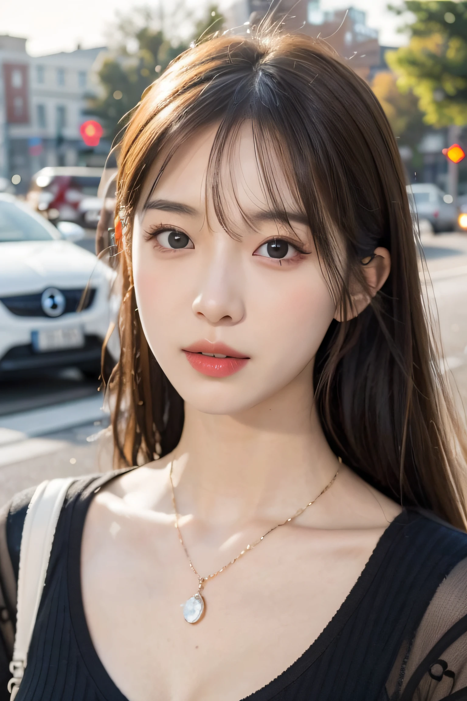 Random posture,1girl,seduce, beautiful breasts, lips, realistic, photo_\(medium\), solo, (masterpiece),(photorealistic:1.3), ultra-detailed, (high detailed skin:1.2),(best quality:1.0), (ultra highres:1.0), (ulzzang-6500:0.3), beautiful and clear eyes, delicate necklace,sunshine, (beautiful detailed makeup), (sexually aroused blushing heavy breathing:1.0), (soft glow bloom:0.5),