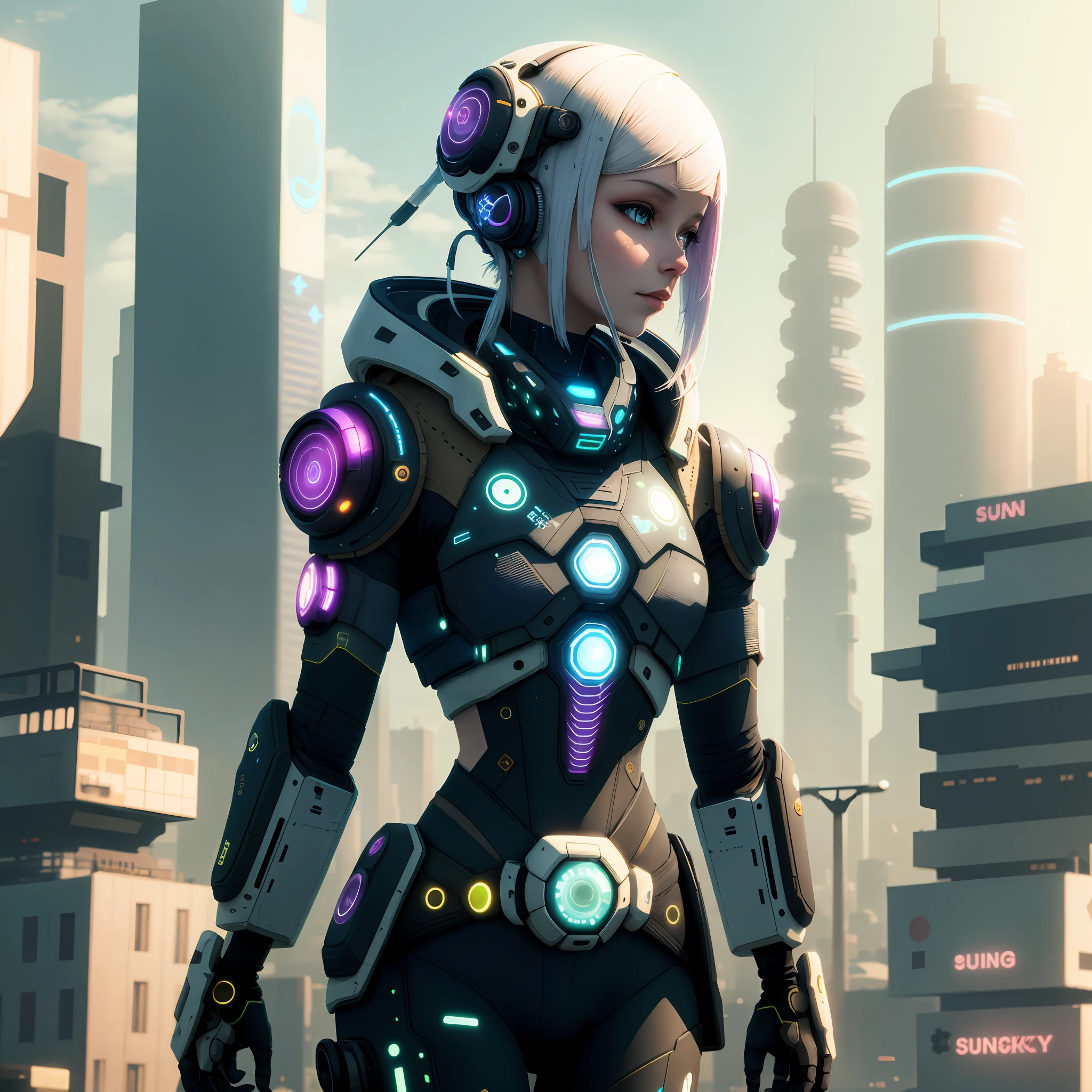 Sunpunk AI City