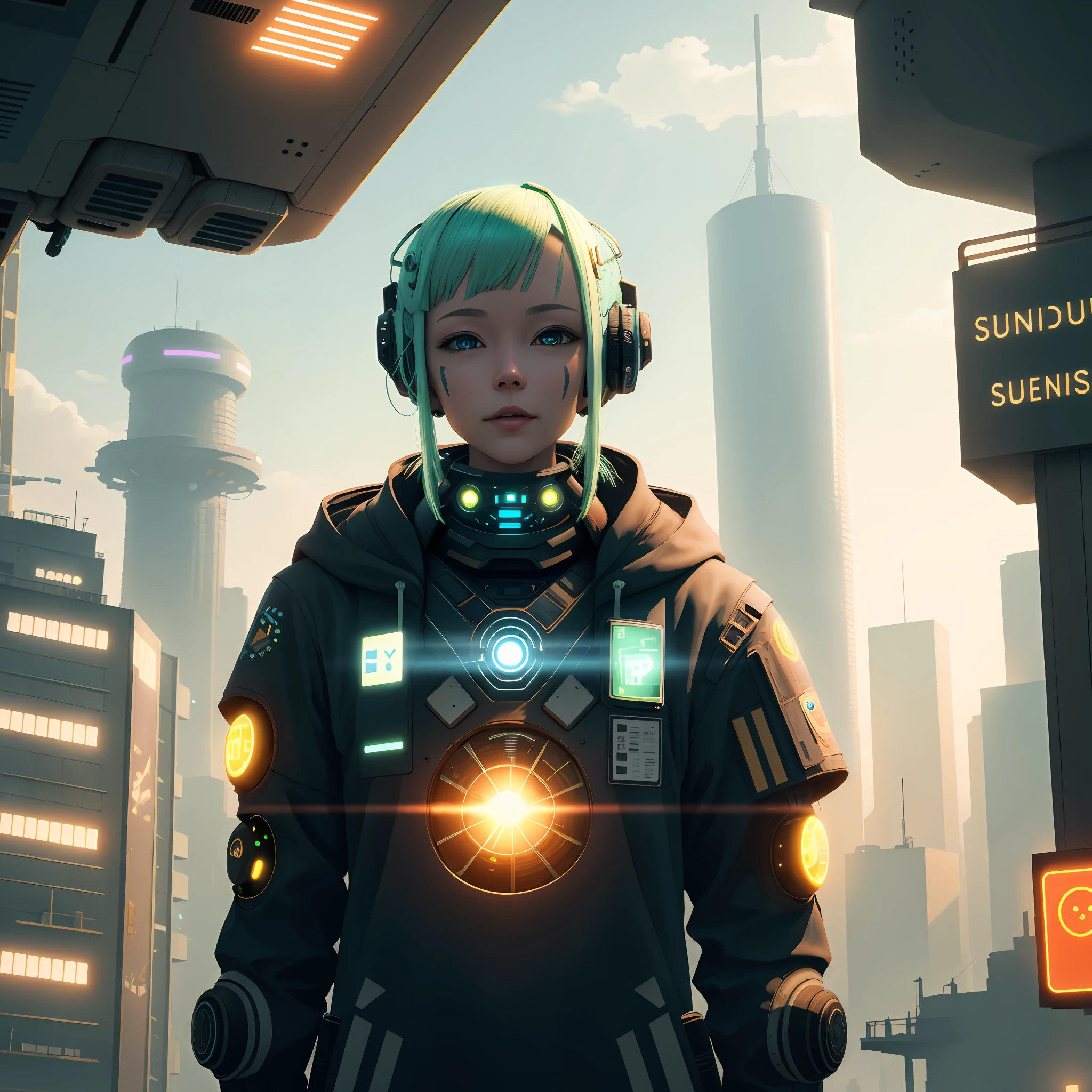 Sunpunk AI City