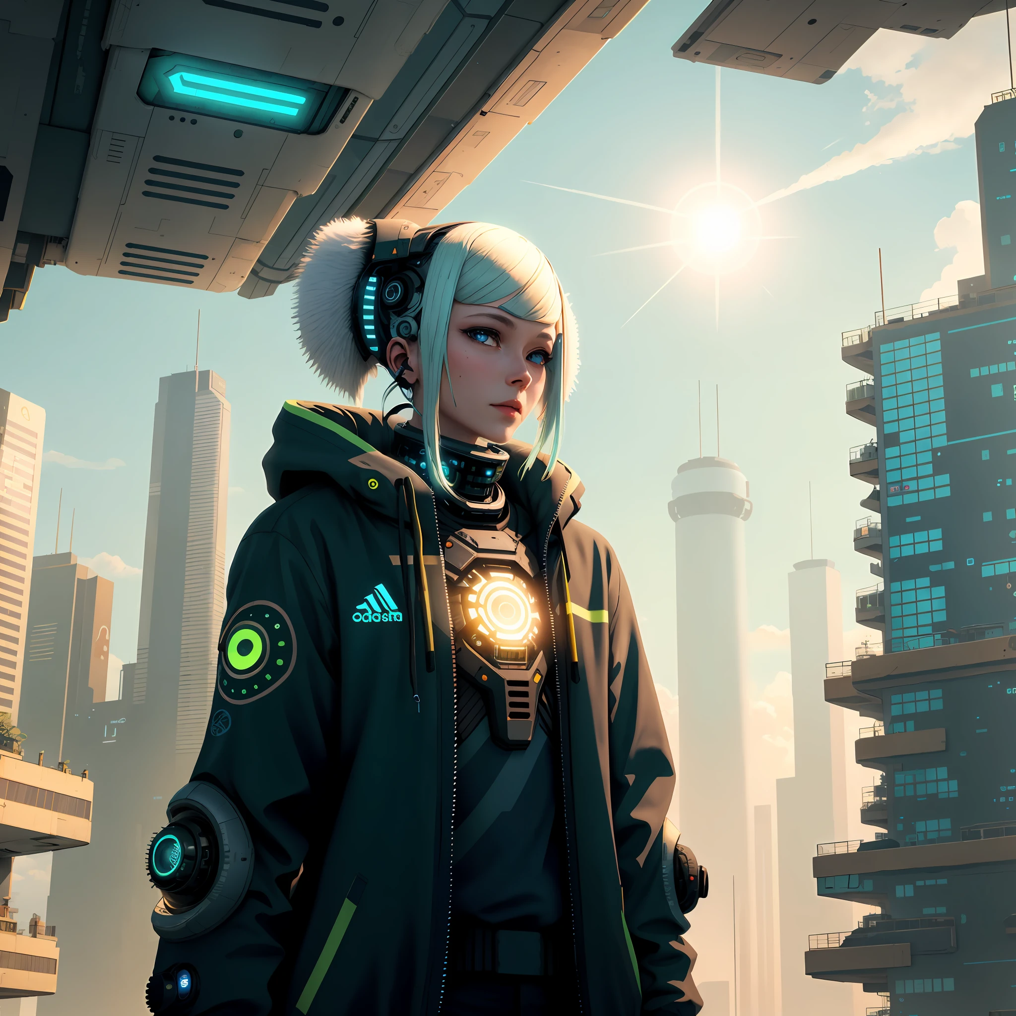 Sunpunk AI City