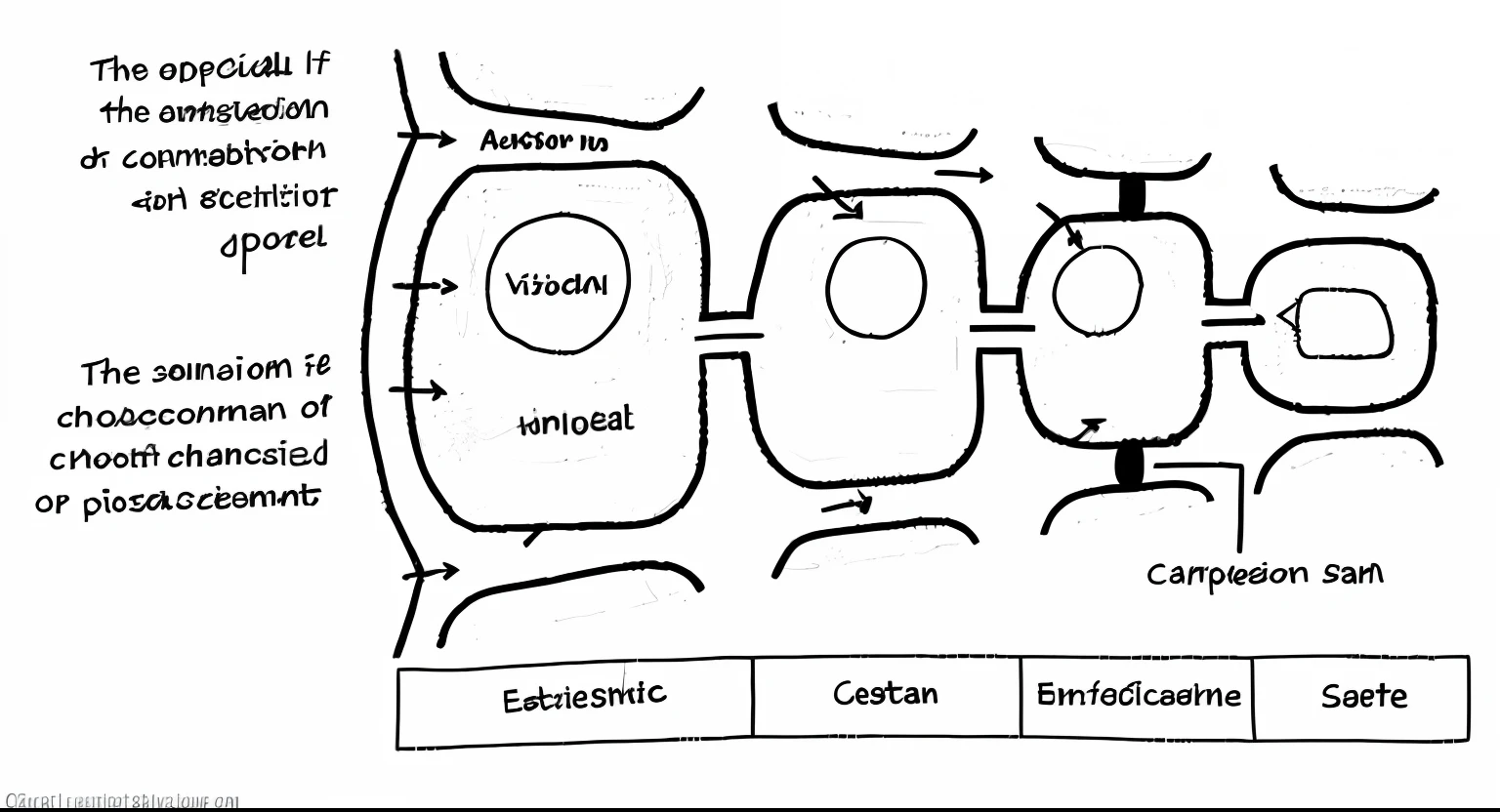 a diagram of the structure of a cell phone, labeled diagrams, labeled diagram, medical diagram, scientific diagram, veterinary medical diagram, the cytoplasm”, capillaries, simple bionic exploded drawing, voroni diagram, complex details, anatomical notes with labels, scheme, detailed scientific diagram, a diagram, membrane, chelate appendages, don't fill any color or shade, make only line art as same as image, all lines in 4k quality, don't label it