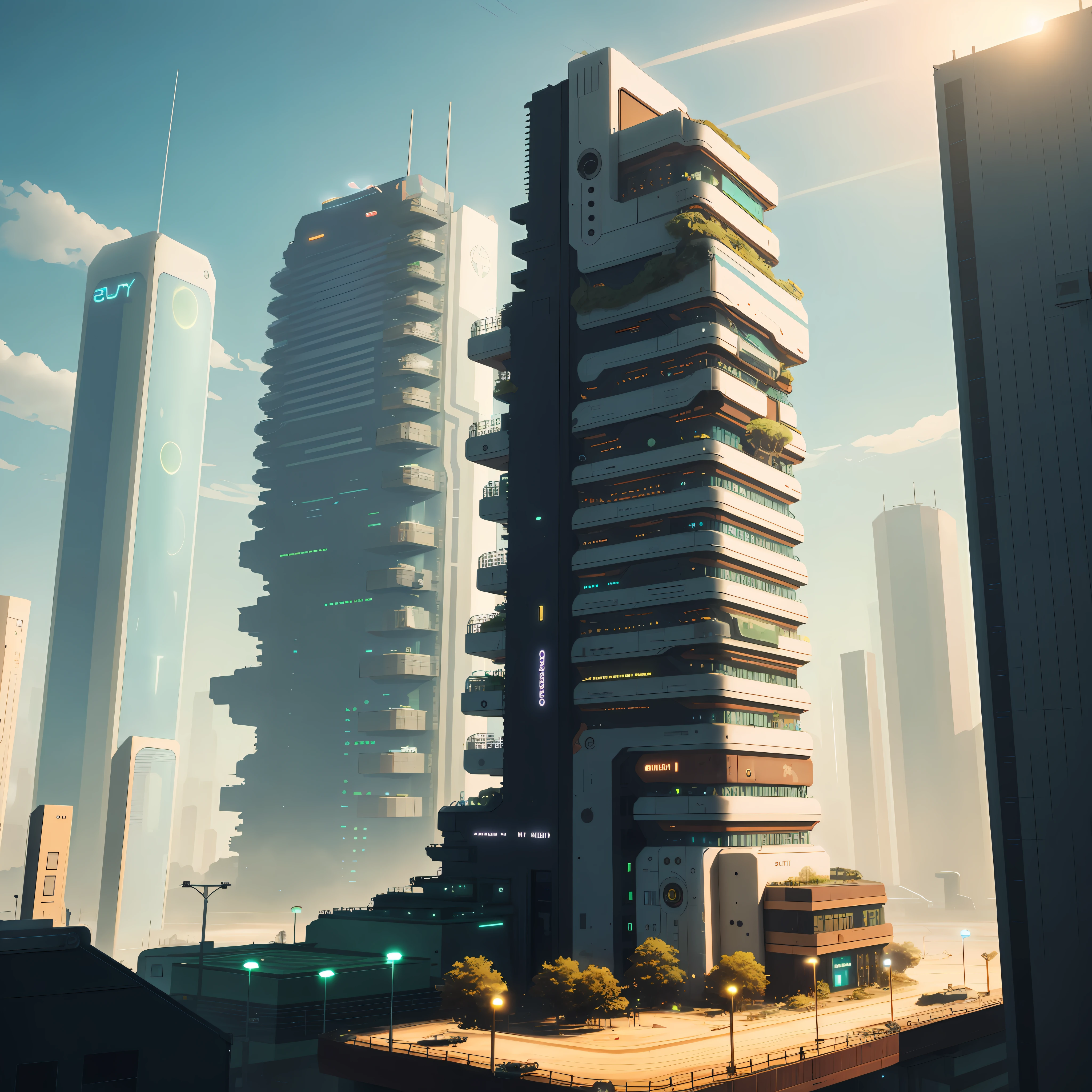 Sunpunk AI City