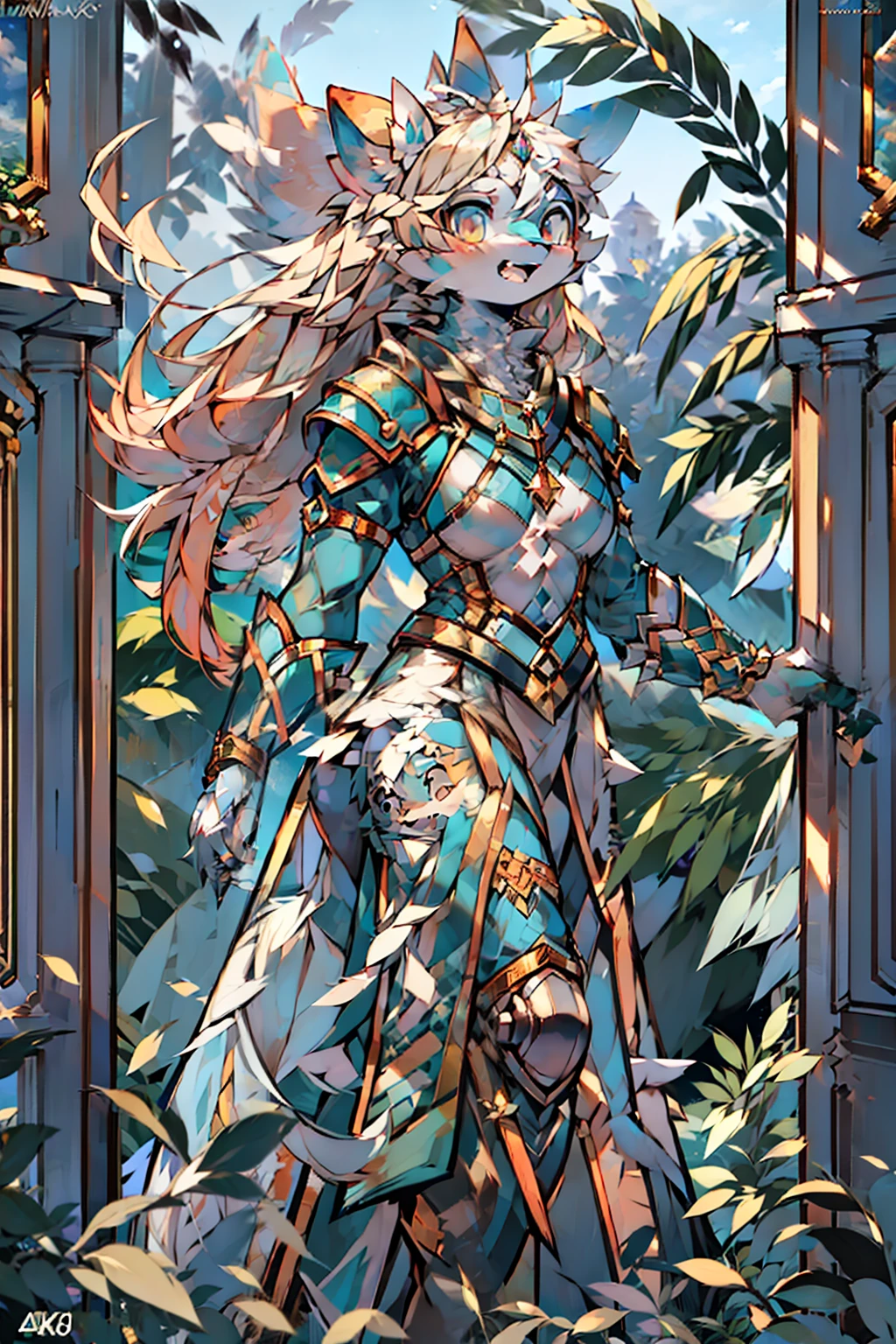 (8K, best quality:1.2), (masterpiece:1.37), (photo, photorealistic:1.37), (ultrahigh-res), full body, walking pose, shot from front, slow motion, female paladin wearing the full body, (light silver armour:1.2),(ornately decorated armor), (insanely detailed, bloom:1.5), (highest quality, Alessandro Casagrande, Greg Rutkowski, Sally Mann, concept art, 4k), (analog:1.2), (high sharpness), (detailed pupils:1.1), detailed face and eyes, Masterpiece, best quality, (highly detailed photo:1.1), (long blonde Hair, ponytail,ecstatic:1.1), (young woman:1.1), sharp, (perfect body:1.1), realistic, real shadow, 3d, (temple background:1.2), (by Michelangelo), photographed by Canan EOS R6, 135mm, 1/1250s, f/2.8, ISO 400