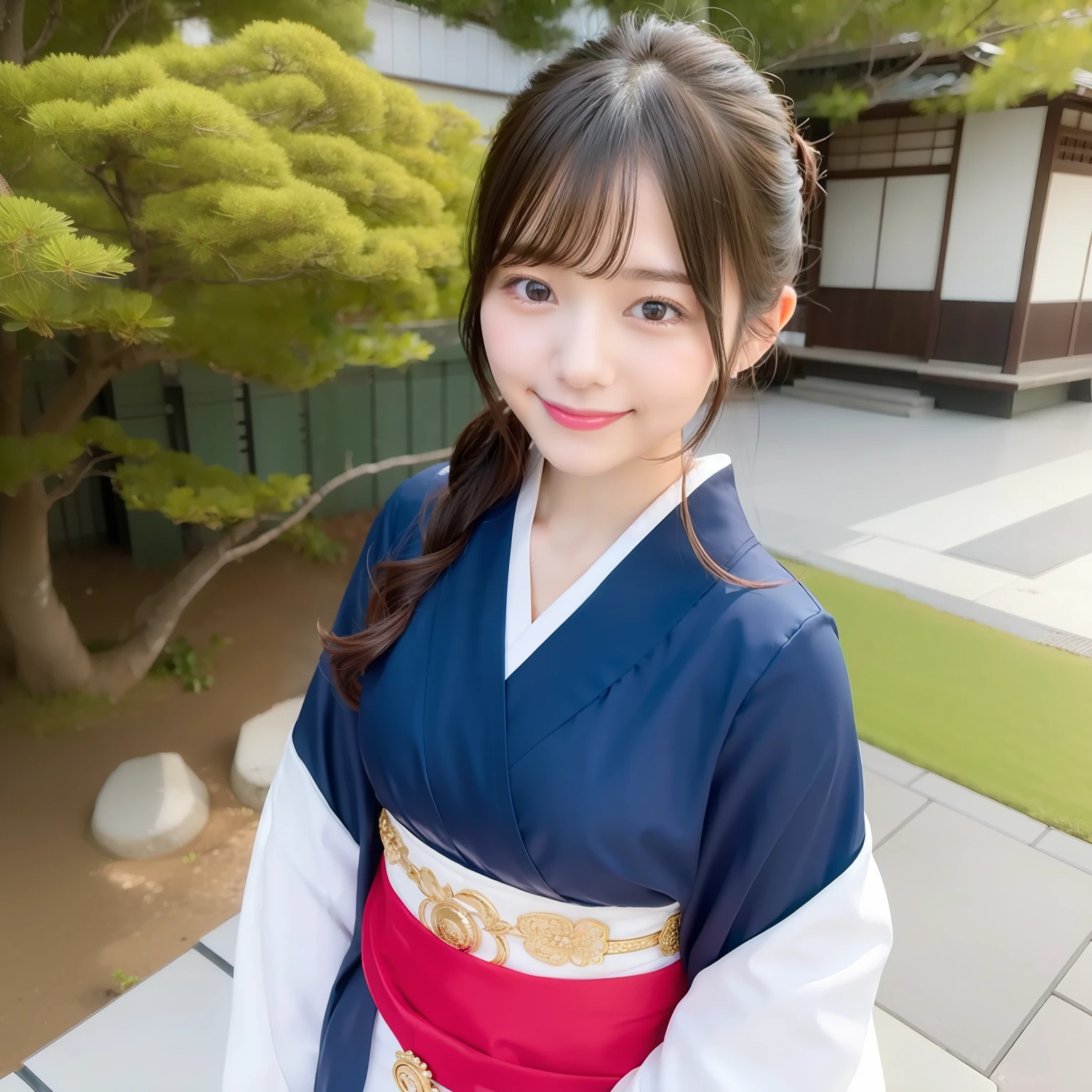 a beauty girl、japanes、a smile