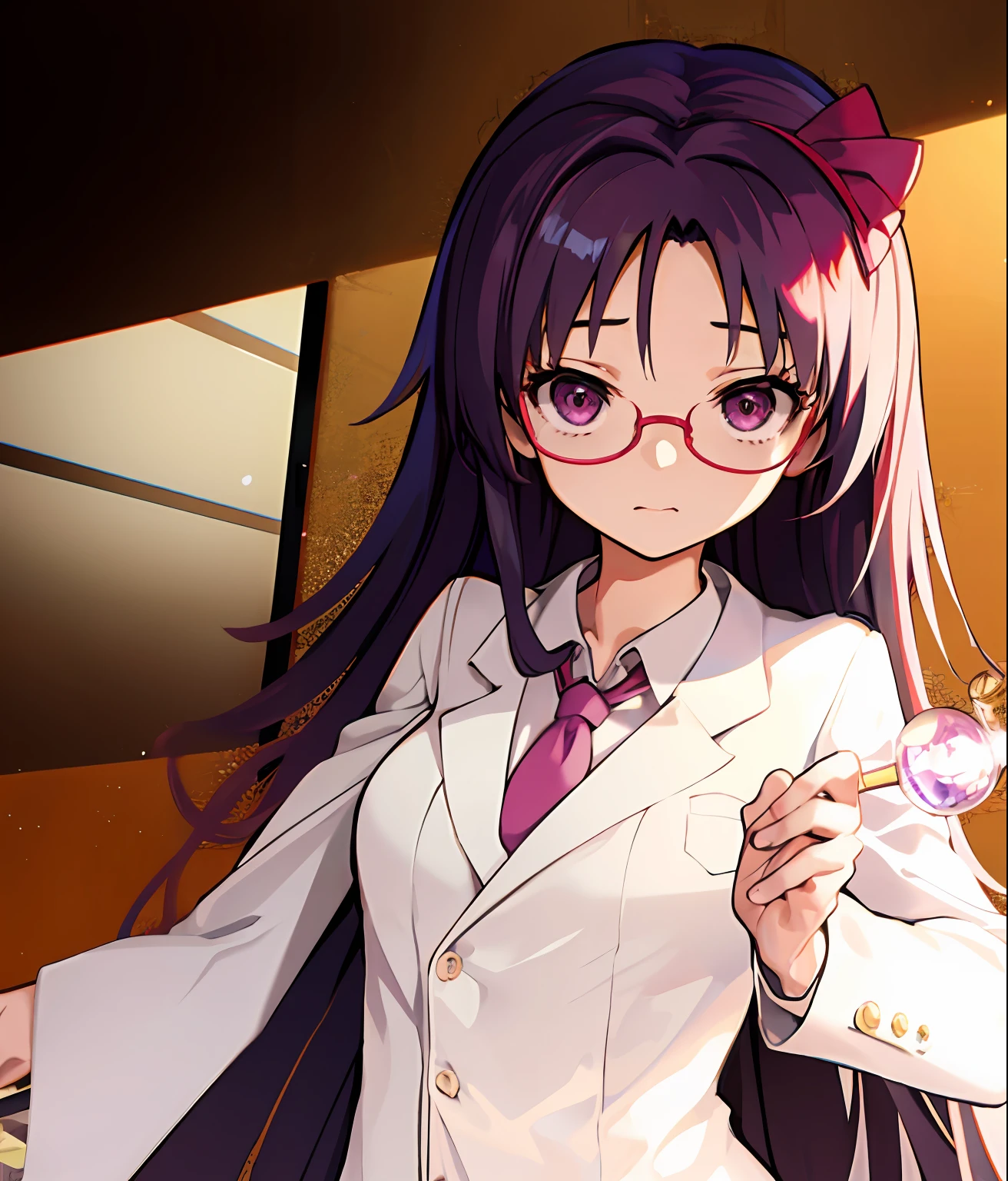 Rikako Asakura experimenting, masutepiece, Fine detail, 4K, 8K, 12K, Solo, Solo, Beautiful Girl, caucasian female, Science Lab