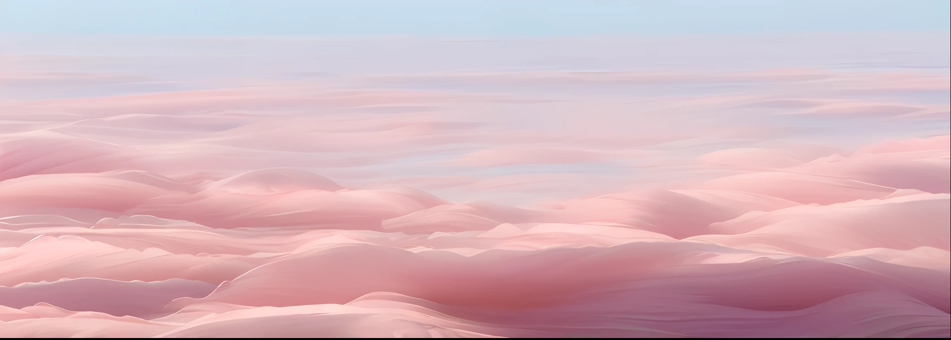 There is a large amount of pink fabric on the ground, pink landscape, pastel overflow, pink pastels, wallpaper aesthetic, Soft texture, light pink clouds, heaven pink, soft aesthetic, Pink clouds, pink hues, pastelwave, pastel pink, flowing pink-colored silk, faded pink, Incredibly ethereal, pink fog background, Pink petals