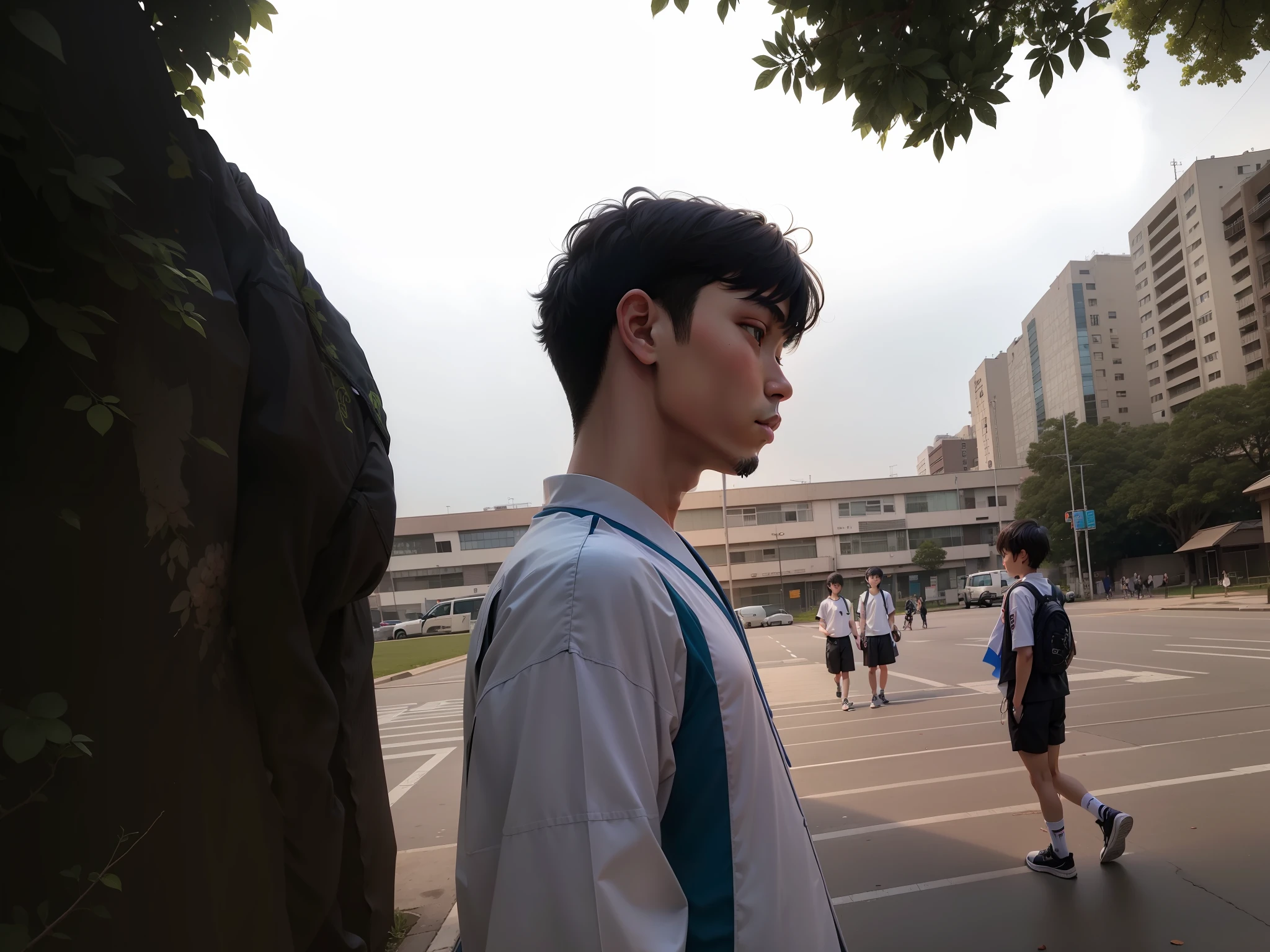 cool guy,校服,youth,juvenile sense