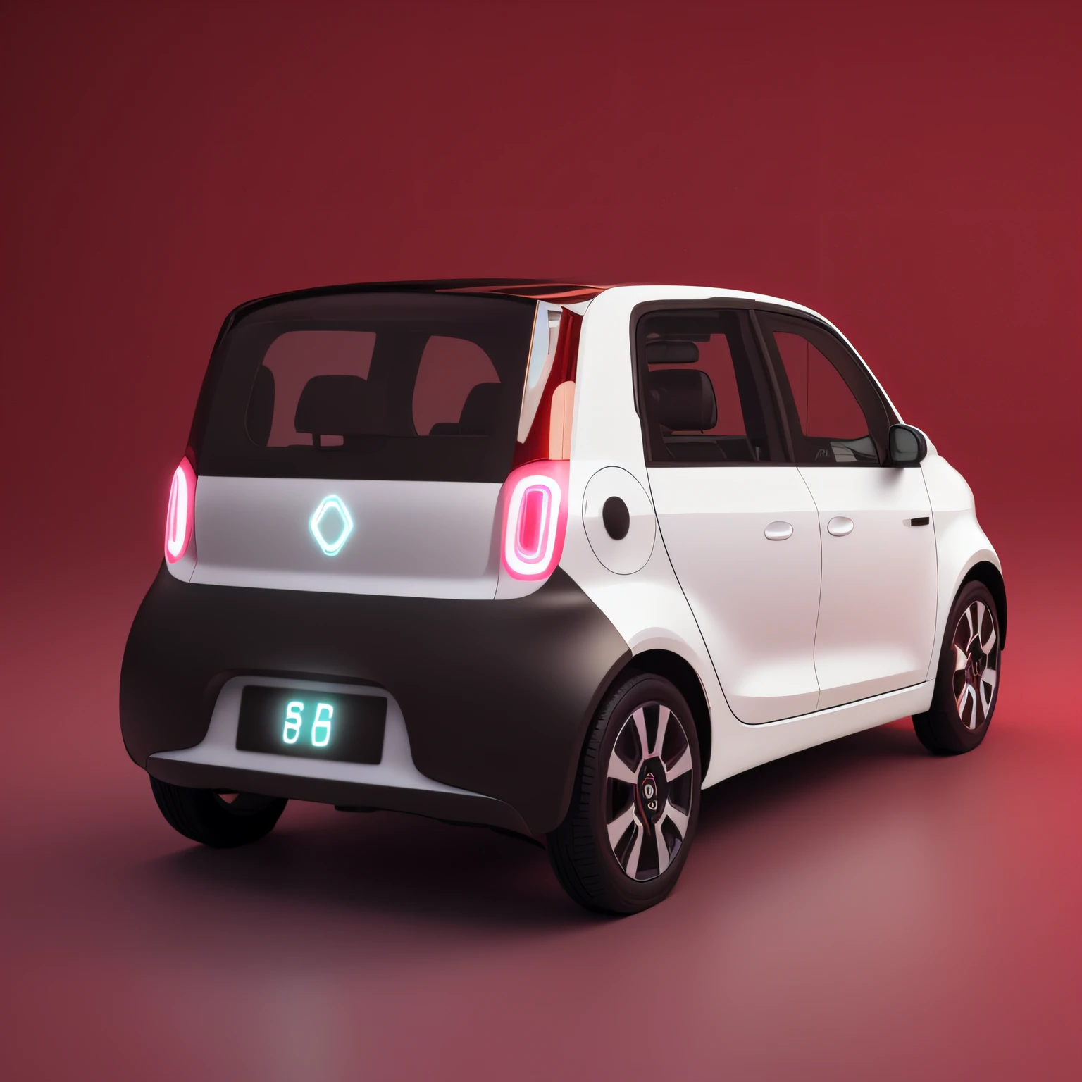 Close up of white car on red background，KAMA Russian electric vehicles，Futuristic product car lens，cute future vehicles，Vehicle design trends，Zen concept，new vehicle，intelligent,,,,，Concept car，It has red and black paint，conceito，car concept，shaxi，Front perspective，tmasterpiece，Highest quality t，Extremely beautiful reflections，The best reflection，（Very detailed CG unity 8K wallpaper）（Best quality t）（The best illustrations）（The best shades），rendering by octane，Ray traching，Ultra-fine details，portrait symetrical， (Cyborg:1.1)，([Tail | detailed wire]:1.3)，(Complicated details)，hdr，(Complicated details，ultra - detailed:1.2)，Cinema lenses，Vignette，at centre，(Cyborg:1.1)，([Tail | detailed wire]:1.3)，(Complicated details)，hdr，(Complicated details，ultra - detailed:1.2)，Cinema lenses，Vignette，at centre，  Close up of a small white car on red background, kama russian electrocar, futuristic product car shot, vehicle concept photo!!, new vehicle, full view of a car, 3 d render even lit, Smart, art concept, finalrender, car concept, A digital rendering, 3 d render n - 9, semi - realistic render, hydrogen fuel cell vehicle，--Auto --S 2