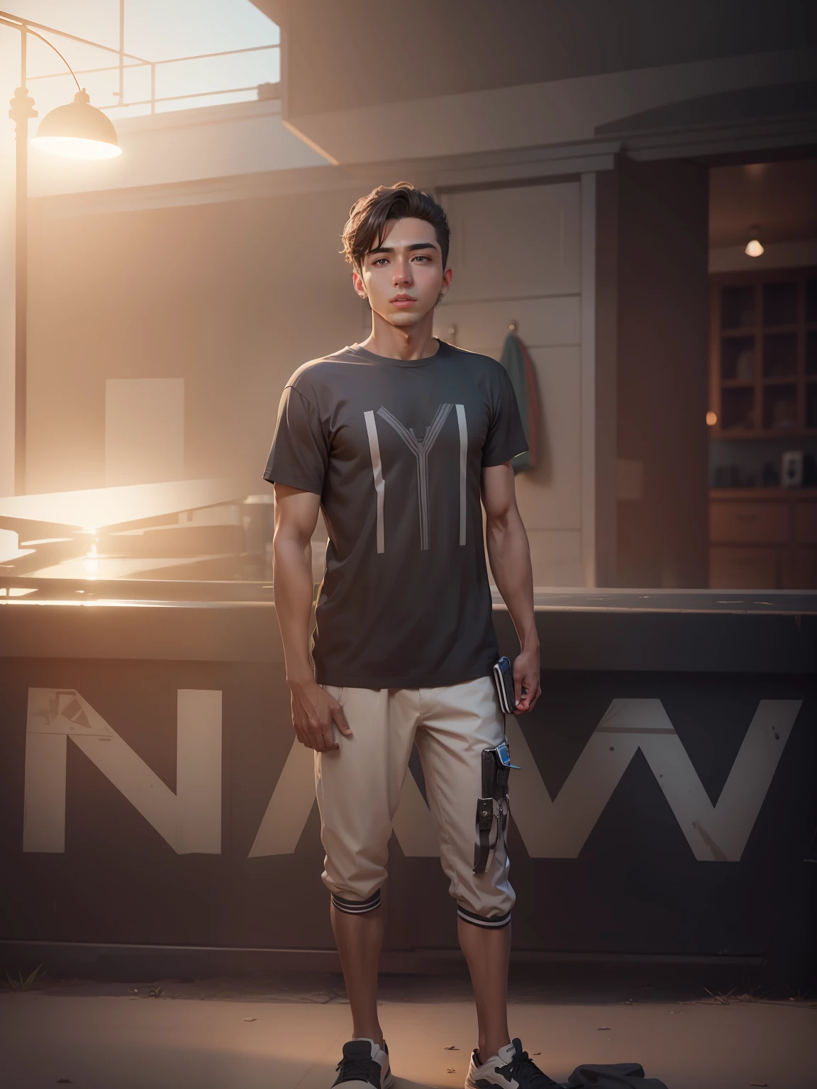 Change background handsome boy realistic 8k realistic