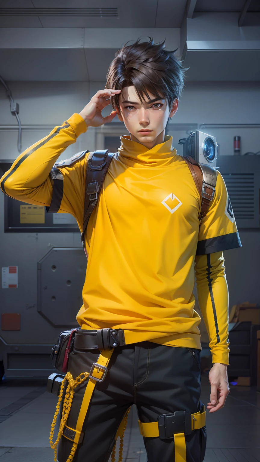 Anime, 1boy, Hero, mobile legend, realistic, 4k quality