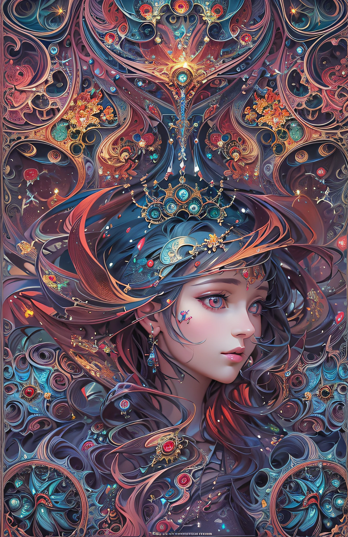 (masterpiece, top quality, best quality, official art, beautiful and aesthetic:1.2), (1girl), extreme detailed,(fractal art:1.3),colorful,highest detailed