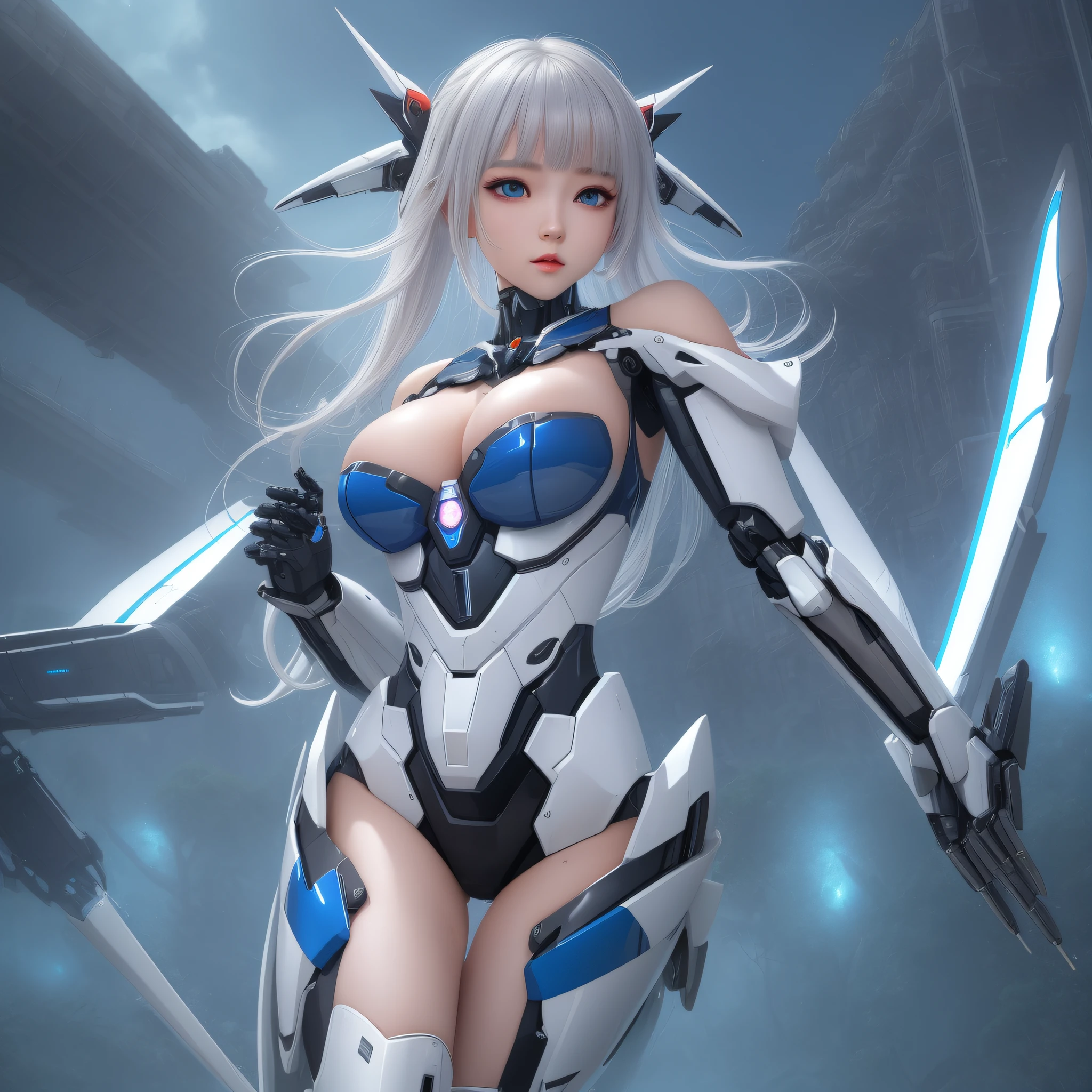 (masterpiece), best quality,{full body},((1 girl)),((beauty detailed eye)),{mecha,huge_filesize},(bare shoulders),science fiction,highly detailed,illustration,extremely detailed CG unity wallpaper,submerge,cinematic lighting,dramatic angle,{{beautiful face}},posing,caustics,fine water surface,,Mechanical wing,Metal wings,Mecha wing,{mecha clothes},robot girl,beautiful detailed face,