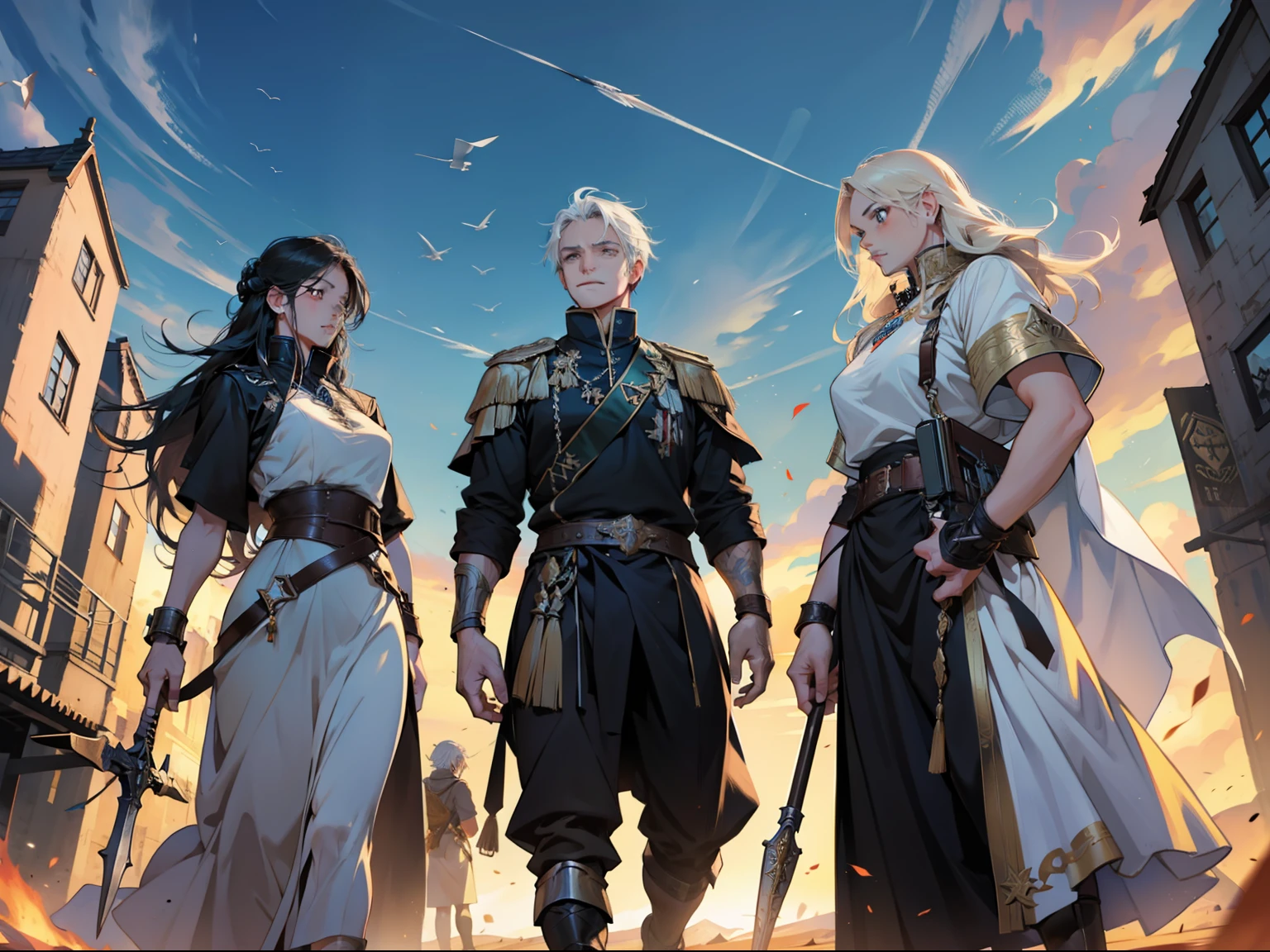 A group of Valkyrie gods are on the way