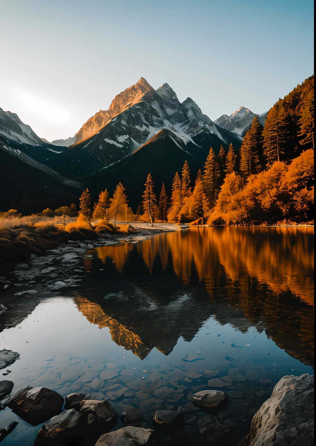 RAW photo of a landscape, small details, photorealistic, ultra-realistic photo, 8k uhd, dslr, soft lighting, high quality, film grain, Fujifilm XT3, (masterpiece)