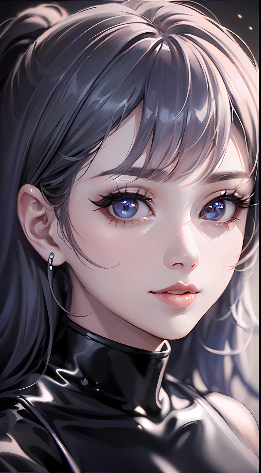 (8k, RAW photo, photorealistic: 1.25), (lip gloss, eyelashes, glossy face, glossy skin, top quality, ultra high resolution, depth of field, chromatic aberration, caustics, wide lighting, natural shading, kpop idol) gentle and goddess-like happiness,,, mans, staring at the viewer with the whole body