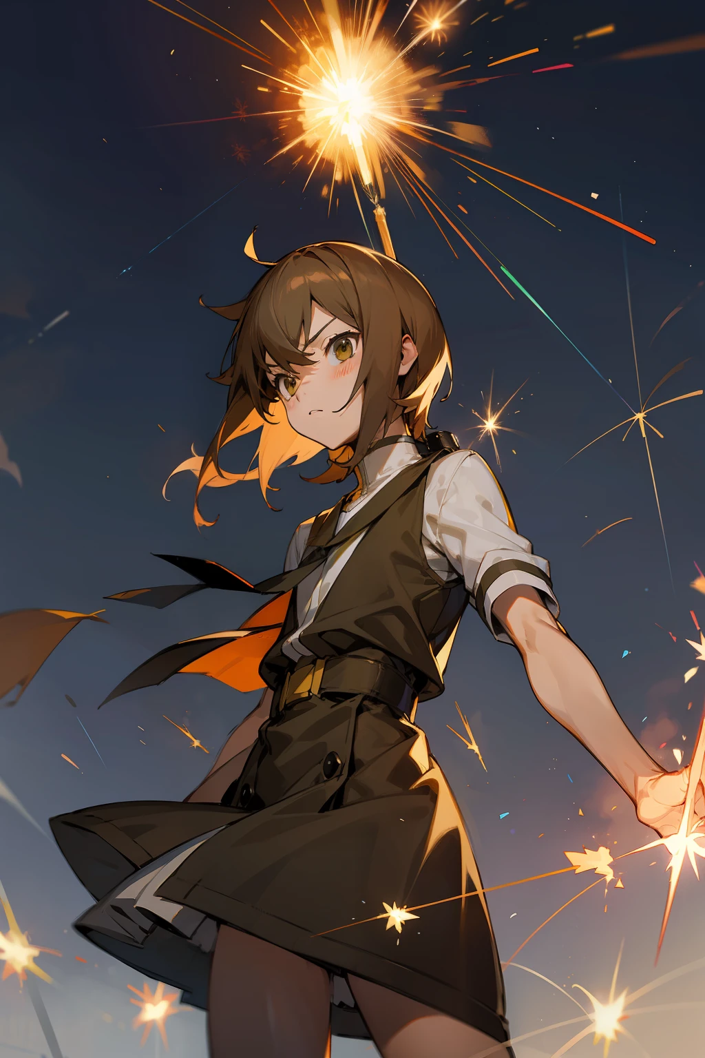 Shinkai Makotokaze, sparklers, Fantastical, nostalgia