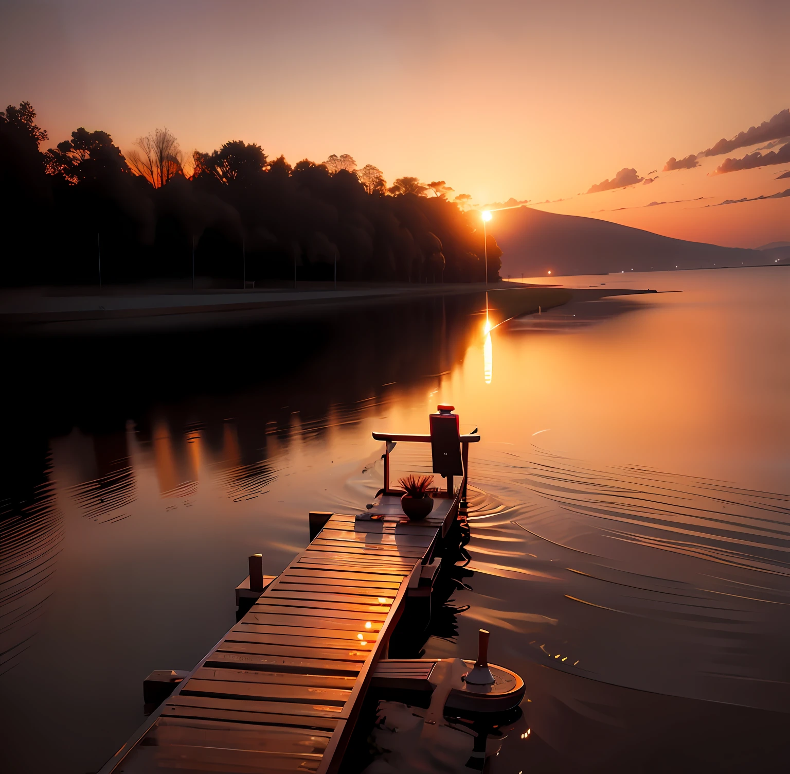A dim boat