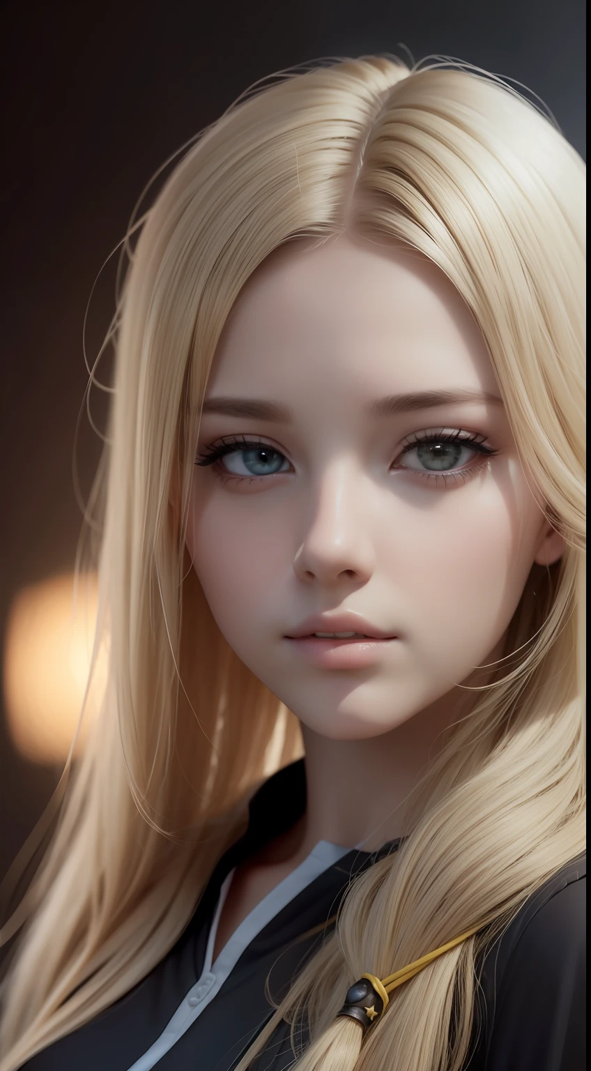 (Front focus),(in the darkness nigth:1.6),ultra-realistic realism,Full Female Portrait,Fantasyart,photographrealistic,动态照明,artstation,poster for,Volumetriclighting,Very detailed faces,4 k,Award-Awarded, , 1girl, in the dark, deep shadow, low key, cowboy shot,(official clothes:1.4),long whitr hair,whaite hair,
