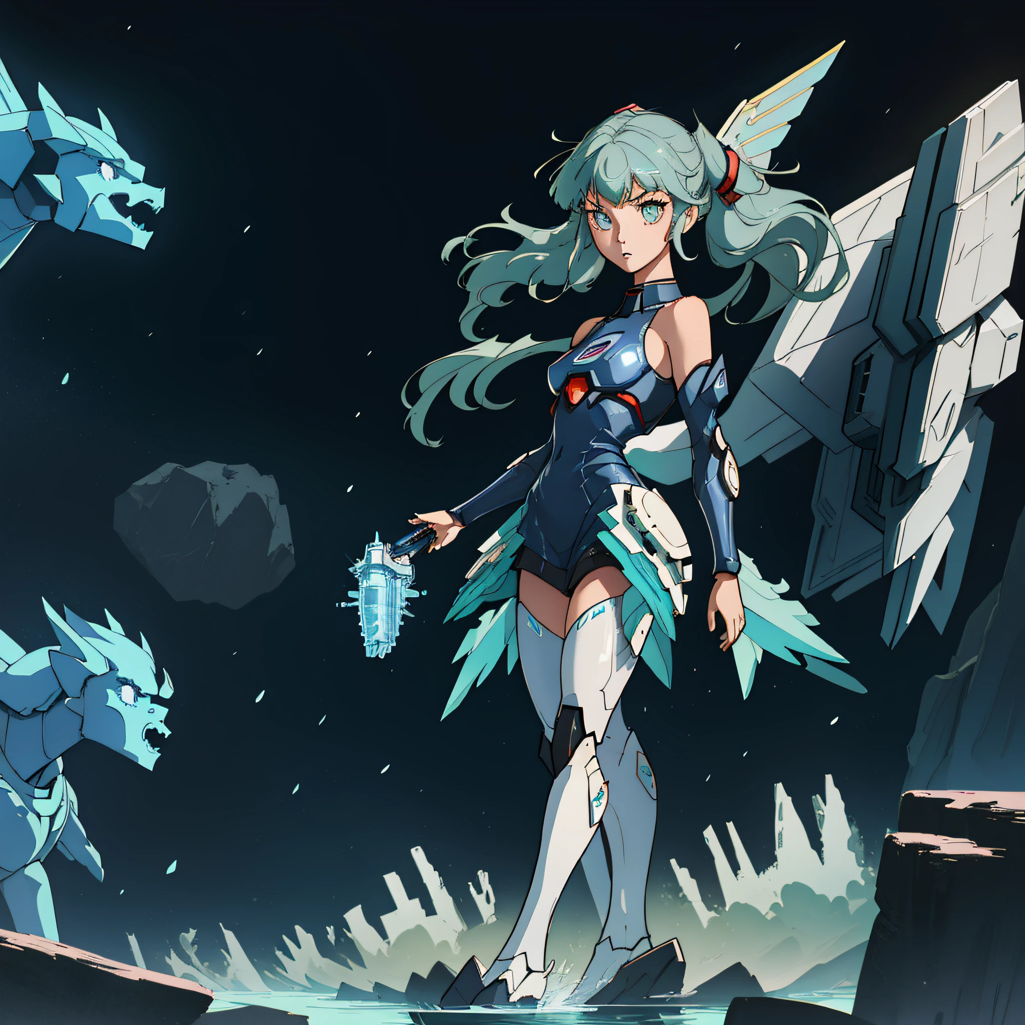 (masterpiece), best quality,{full body},((1 girl)),((beauty detailed eye)),{mecha,huge_filesize},(bare shoulders),science fiction,highly detailed,illustration,extremely detailed CG unity wallpaper,submerge,cinematic lighting,dramatic angle,{{beautiful face}},posing,caustics,fine water surface,,Mechanical wing,Metal wings,Mecha wing,{mecha clothes},robot girl,beautiful detailed face,