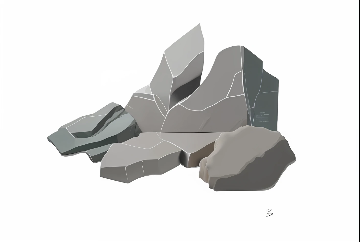 Stone combination painting,handpainted