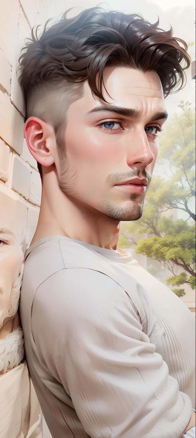 No beard,same copy