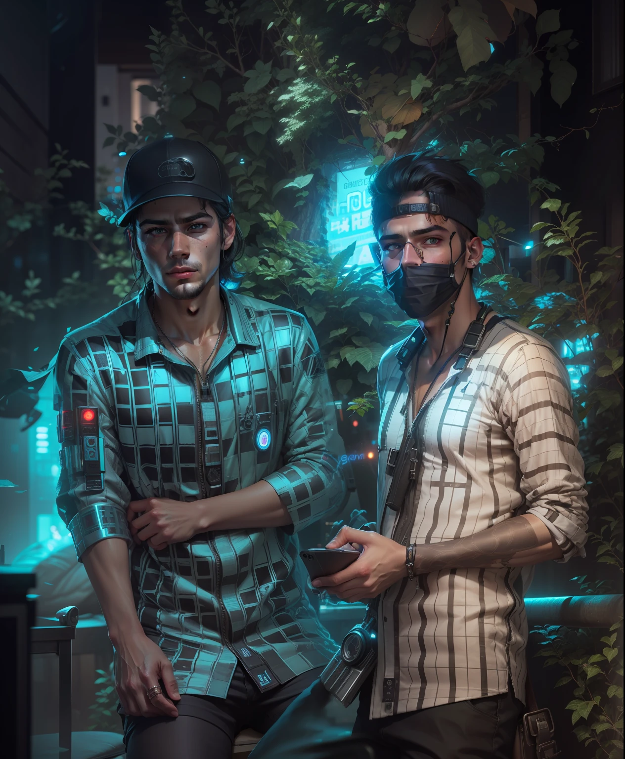 Change background cyberpunk handsome  boy,realistic face,8k, ultra realistic.