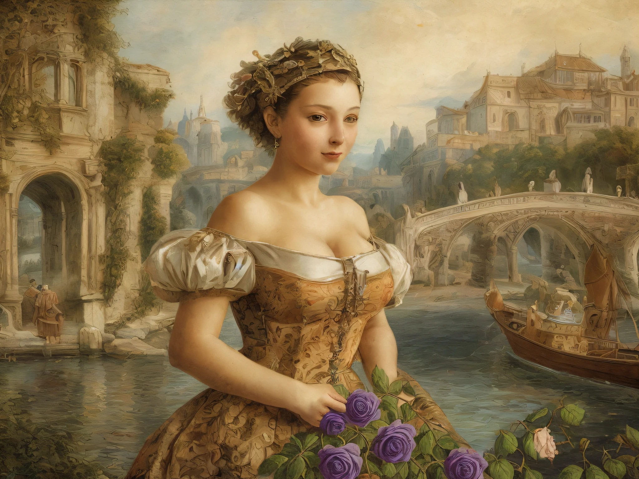purple roses