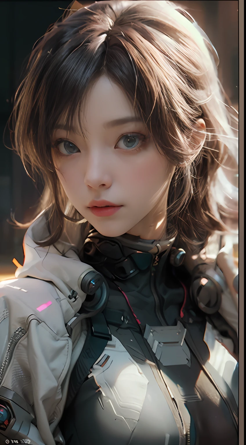 ((Best quality)), ((masterpiece)), (detailed:1.4), 3D, an image of a beautiful cyberpunk female,HDR (High Dynamic Range),Ray Tracing,NVIDIA RTX,Super-Resolution,Unreal 5,Subsurface scattering,PBR Texturing,Post-processing,Anisotropic Filtering,Depth-of-field,Maximum clarity and sharpness,Multi-layered textures,Albedo and Specular maps,Surface shading,Accurate simulation of light-material interaction,Perfect proportions,Octane Render,Two-tone lighting,Wide aperture,Low ISO,White balance,Rule of thirds,8K RAW,