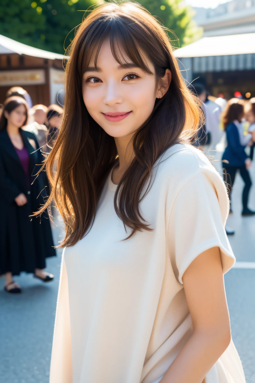 Close up photo of a girl、Brown hair、、Hot spring in the background、Natural hot springs
Highest Quality、realisitic、Photorealsitic、(intricate detailes:1.2)、(delicate detail)、(ciinematic light、best quality backlight)、Clear Line、foco nítido、Lifelike face、Detailed face
Unity 8K Wallpapers、超A high resolution、(Photorealsitic:1.4)、looking at the viewers、full body Esbian、(In the street)、(Casual wear)、(full body Esbian)、the pose、A smile