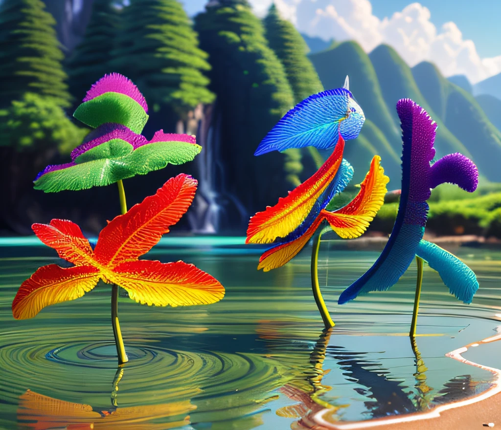 landscape, water, (extremely detailed CG unity 8k wallpaper), most beautiful artwork in the world, professional majestic oil painting, intricate, High Detail, Sharp focus, dramatic, photorealistic painting art