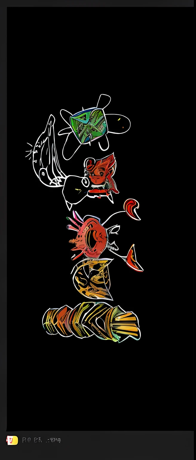 a close up of a drawing of a person with a hat on, scribble art, Album art, outlined art, Game art, album covers!, Official artwork, inspired by Karel Appel, Inspired by Asgo Jon, Game art!!, hand-drawn animation, videogame art, artwork of a, drawn in microsoft paint, based on child's drawing