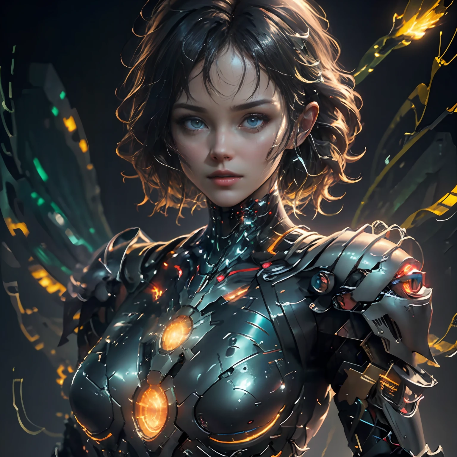 Cinematic, clear facial features and insanely detailed, this artwork captures the essence of the girl with breathtaking beauty. The color grading is beautifully done, enhancing the overall cinematic feel. Unreal Engine brings her to life, making her appearance even more mesmerizing.
With the use of depth of field (DOF), every detail is focused and accentuated, drawing attention to her eyes and hair. The image resolution is at its peak, utilizing super-resolution technology to ensure every pixel is perfect. Cinematic lighting enhances her aura, while anti-aliasing techniques like FXAA and TXAA keep the edges smooth and clean.
Adding realism to the robot-like body suit, RTX technology enables ray tracing, making it look as if it's actually there. Additionally, SSAO (Screen Space Ambient Occlusion) gives depth and realism to the scene, making the girl's presence even more convincing.
In the post-processing and post-production stages, tone mapping enhances the colors, creating a captivating visual experience. The integration of CGI (Computer-Generated Imagery) and VFX (Visual Effects) brings out her robotic features in a seamless manner. SFX (Sound Effects) complement the visual artistry, immersing the viewer further into this fantastic world.
The level of detail is awe-inspiring, with intricate elements meticulously crafted, making the artwork hyper maximalist and hyper-realistic. Volumetric effects add depth and dimension, and the photorealism is unparalleled.
The image is rendered in 8K resolution, ensuring super-detailed visuals. The volumetric lightning adds a touch of magic, highlighting her beauty and aura in an otherworldly way. High Dynamic Range (HDR) technology makes the colors pop, adding richness to the overall composition.
Ultimately, this artwork presents an unreal, yet stunningly real portrayal of an incredibly beautiful girl. The sharp focus ensures that every feature is crisply defined, leaving the audience captivated by her presence.
--v testp