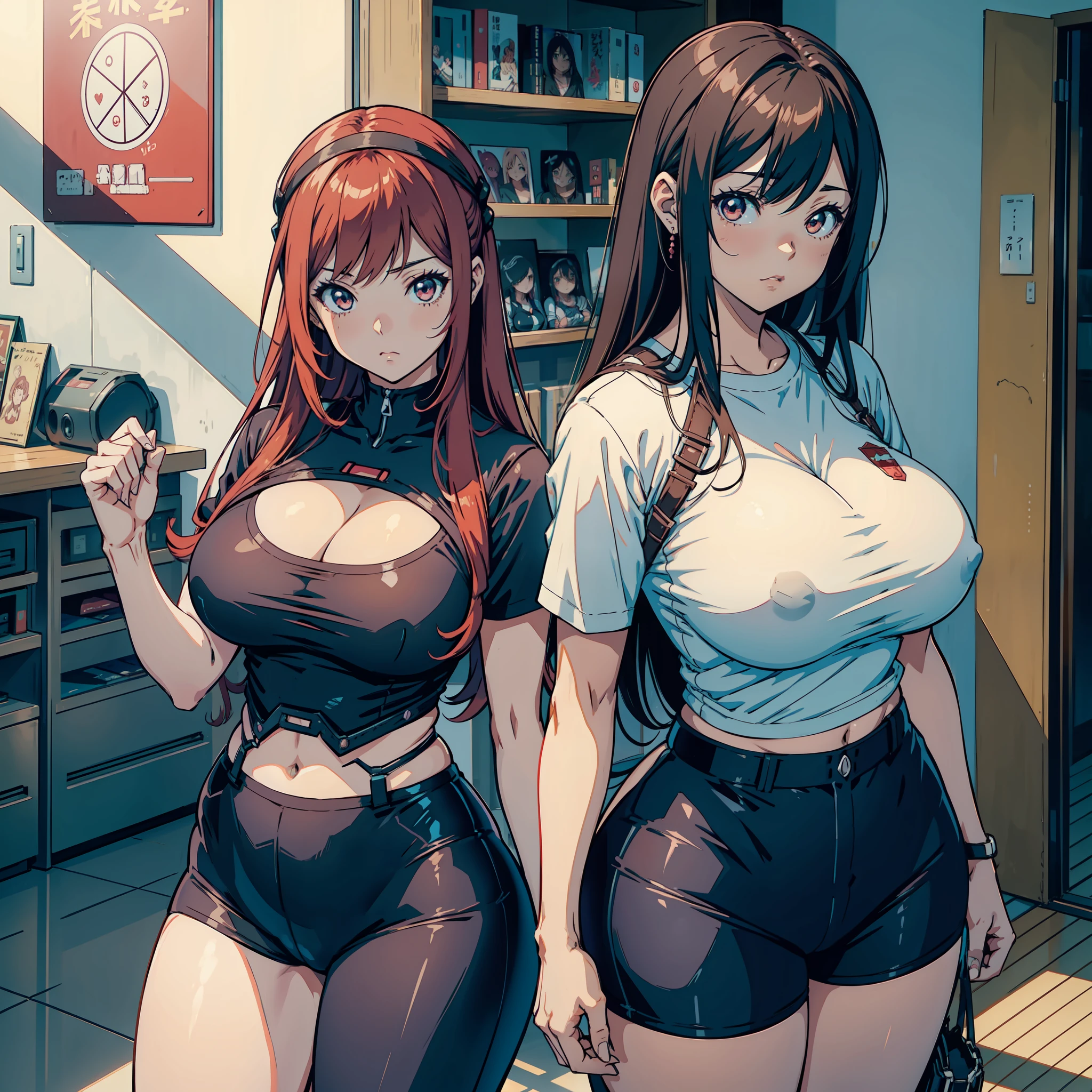 Anime - imagem de estilo de uma mulher em uma camisa branca e calcinha preta, anime sedutora, Oppai proportions, biomechanical oppai, thicc, Erza Scarlet como uma pessoa real, menina, Oppai, garotas de anime, mulher bonita sedutora do anime, mulher anime, menina animente, Menina anime na vil, menina anime bonita