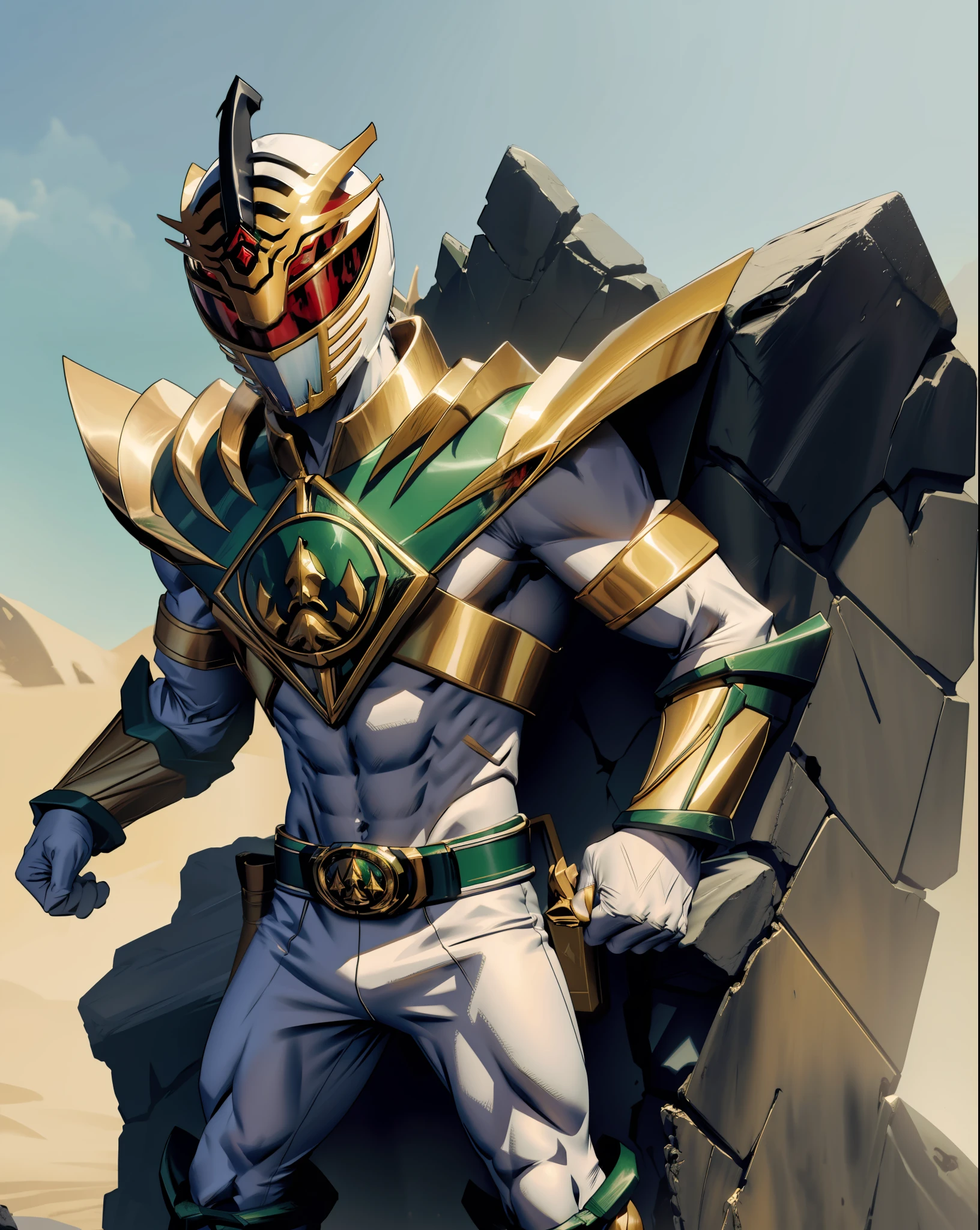 Lord Drakkon,sem capacete, realista,standingn,