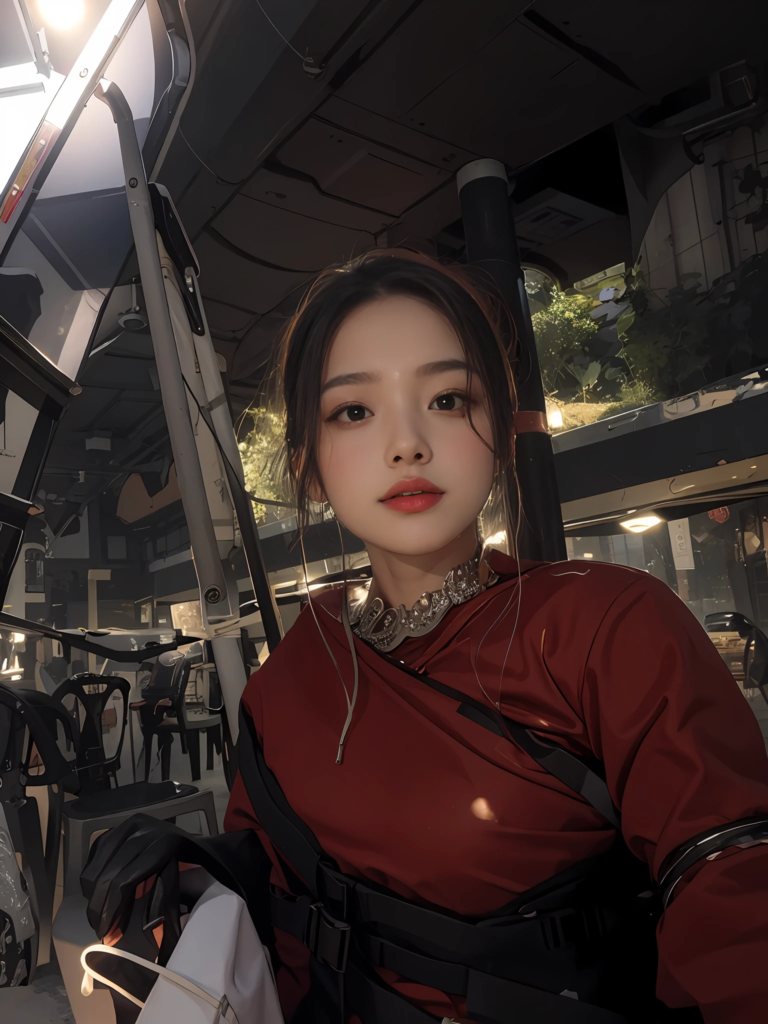 Change background and smart girl