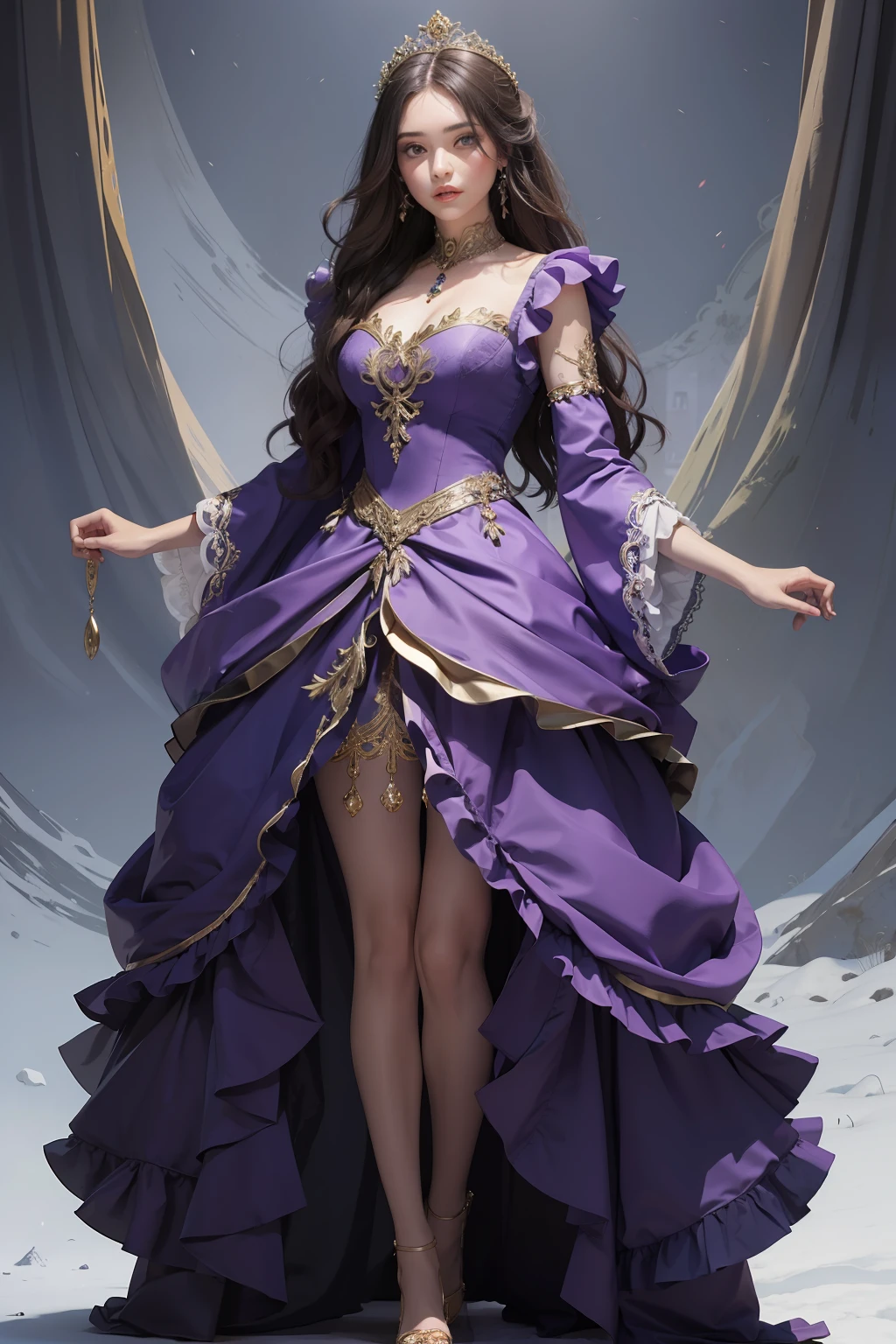 Very beautiful Princesse full dress outfit cover full body and armes