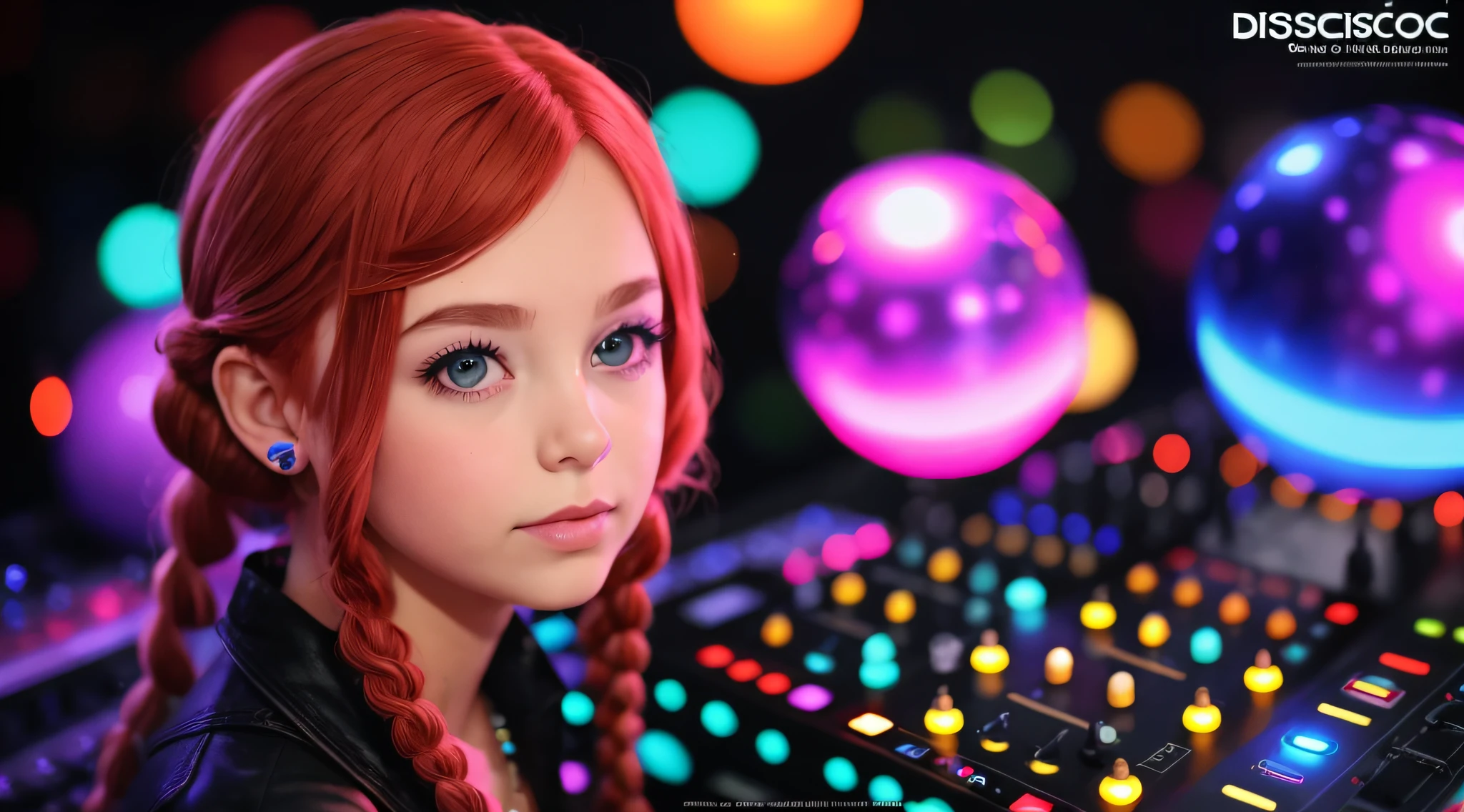 meNINAS KIDS RED-HAIRED BRAIDS, um close up de uma bola de discoteca com uma luz de Discoteca ao fundo, Disco, festa da discoteca, Celebrando, Denis Velleneuve, mais detalhes, clima de festa, Discoteca do Oculto, DJ, celebration, disco lighting, Disco de pictoplasma, 1 9 th, Disco Broadcast, Desclassificados, decadence, bola de discoteca, Collectible, Bolas de discoteca
