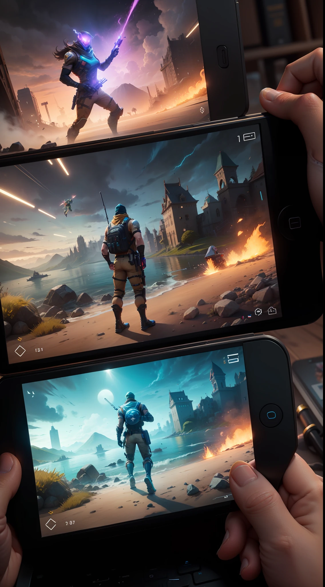 "Drop into the action-packed world of Fortnite, where battles and creativity collide in a vibrant gaming experience!"
"Build, battle, and survive in Fortnite's dynamic and ever-changing environment, filled with unique landscapes and thrilling challenges."
"Join forces with friends in squad-based modes or embark on a solo adventure to conquer the competition and emerge as the last player standing."
"Unleash your creativity in Fortnite's Creative mode, where you can design your own islands, build epic structures, and create exciting mini-games to share with the community."
"Discover a vast array of quirky and stylish outfits, known as skins, to personalize your character and stand out on the battlefield."
"Stay on your toes as the storm closes in, forcing players into smaller play areas. Adapt, strategize, and outlast your opponents to claim victory!"
"Fortnite offers regular updates, events, and crossovers with popular franchises, ensuring there's always something new to explore and experience."
"Whether you're a seasoned player or just starting your Fortnite journey, every match is an opportunity for thrilling gameplay and moments of triumph!"
"Embrace the adrenaline rush, master your building skills, and become a legend in the exhilarating world of Fortnite!"