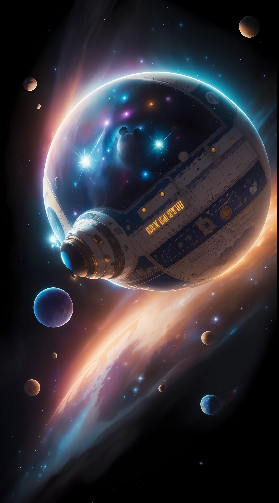 (beste-qualit), (tmasterpiece), luna, Mickey Mouse as an astronaut, Intricate illustration, ink drips, sharp details. digital painting, color explosion, concept art, voluminous lighting, metallic reflections, shiny curls, deco gloss, dripping liquid stars and galaxies, milky way galaxy, 64k